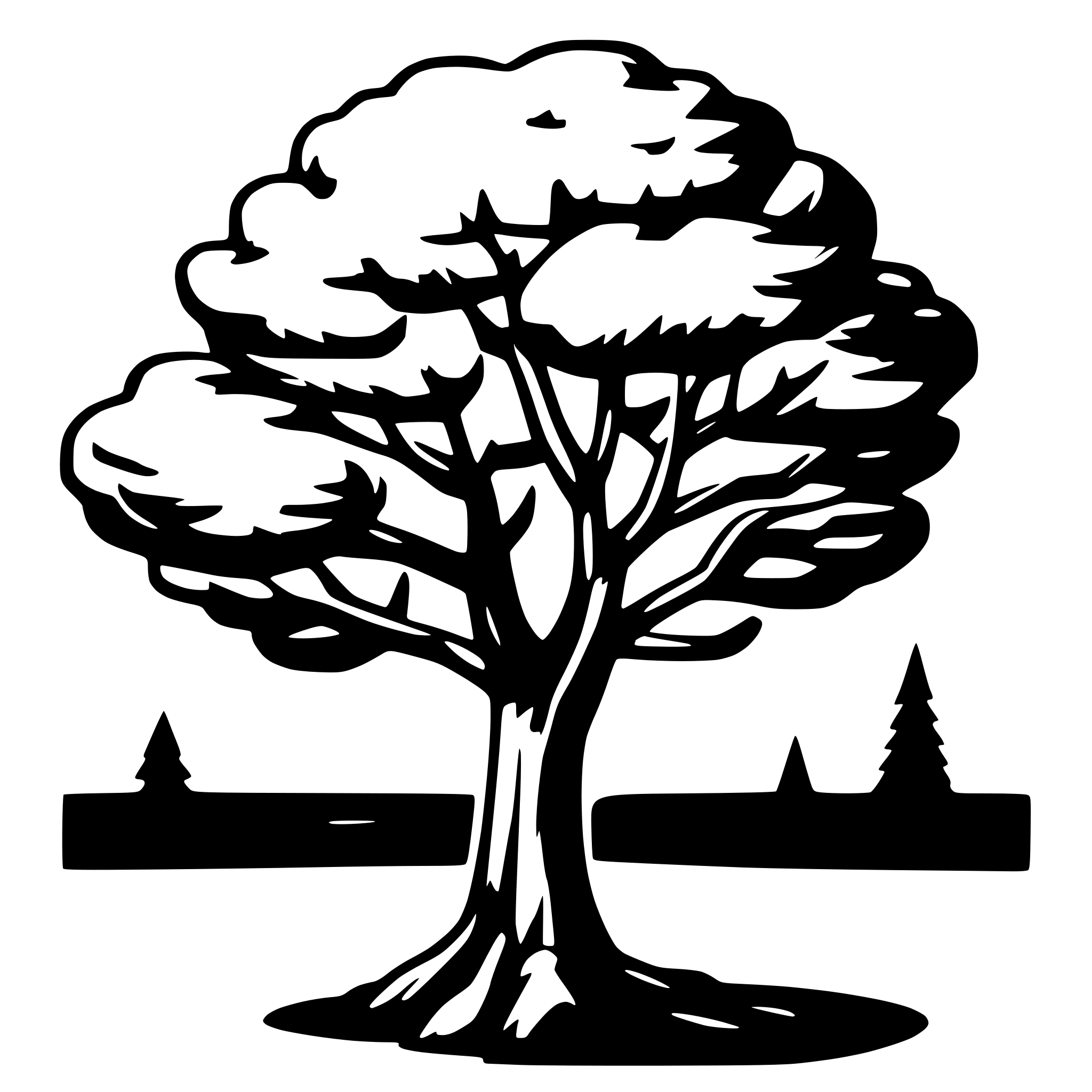 AI-generated SVG of a tree