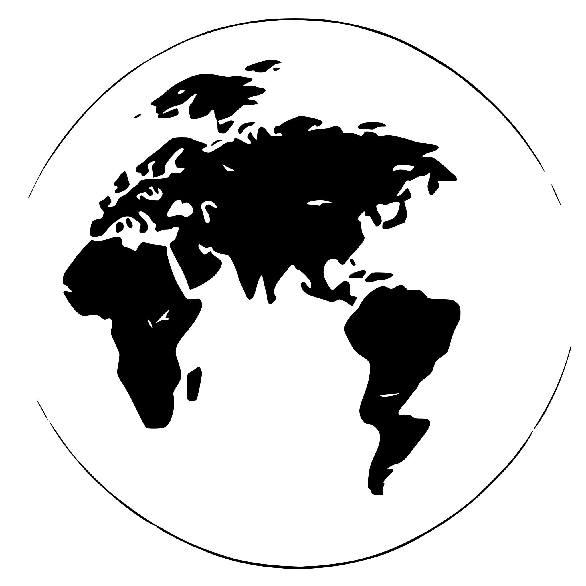 AI-generated SVG of a Generate a 2D earth with continents