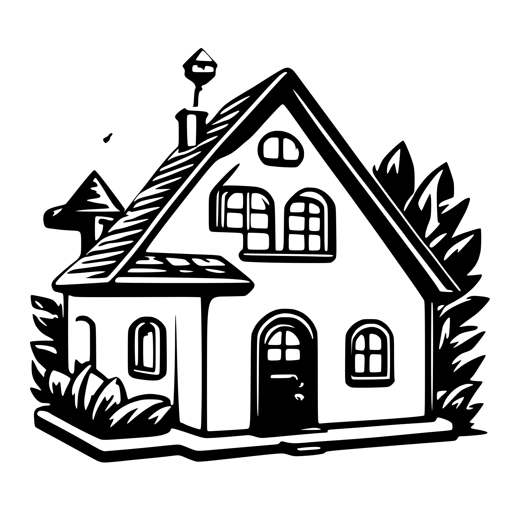 AI-generated SVG of 'smart home system'