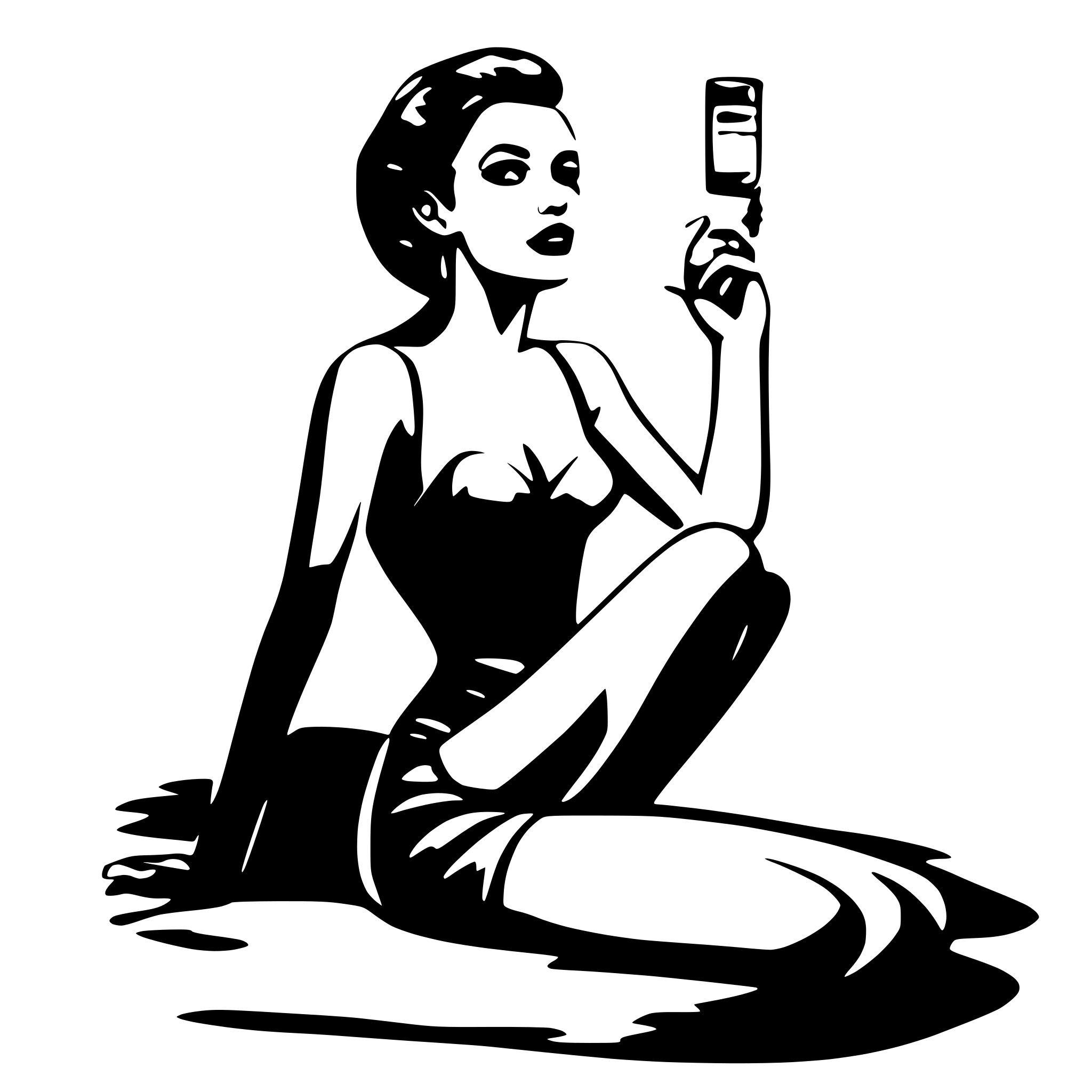 AI-generated SVG of a sexy