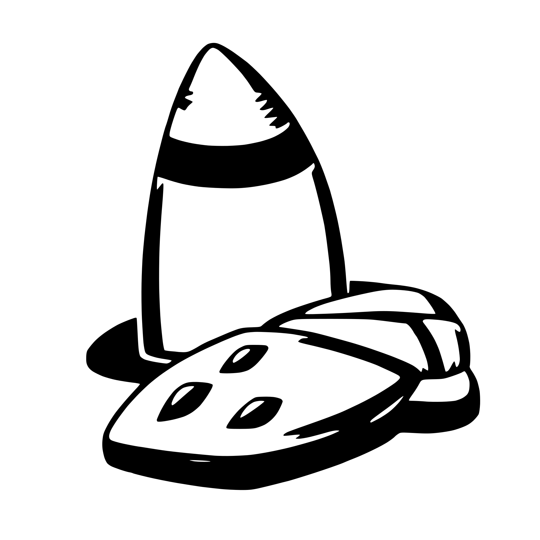 AI-generated SVG of a candy corn