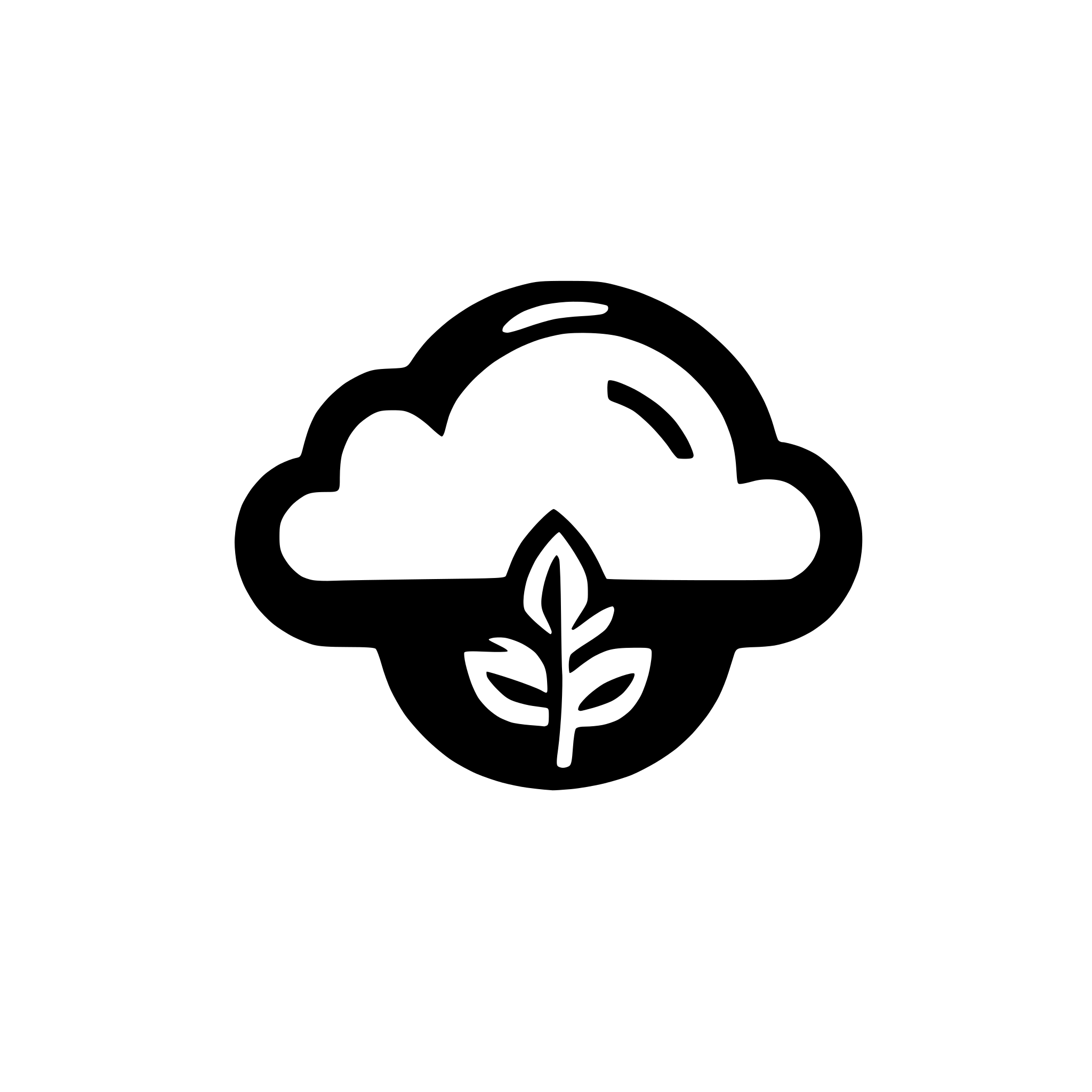 AI-generated SVG of 'cloudy weather app icon'
