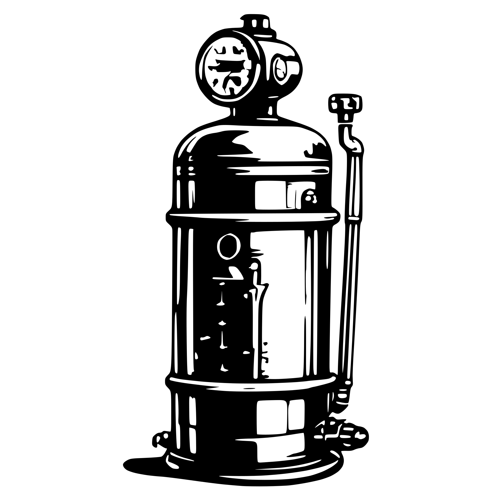 AI-generated SVG of 'medical oxygen tank'