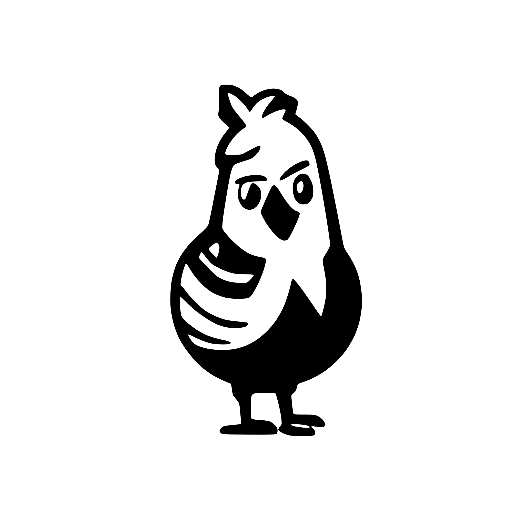 AI-generated SVG of 'Gallito de Roca Andino'