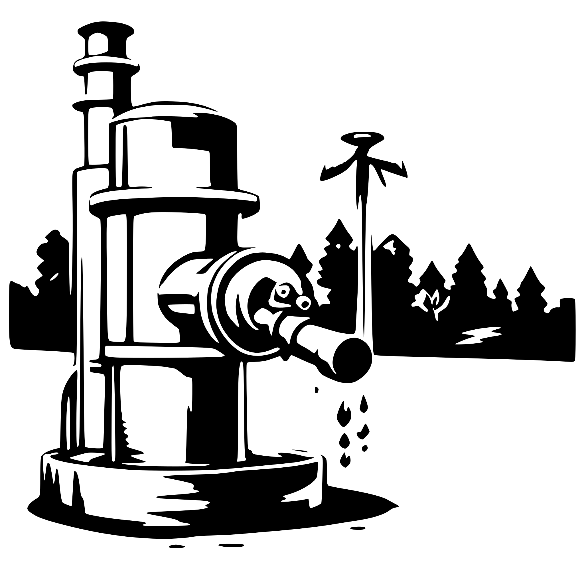 AI-generated SVG of 'water pumping stastion'