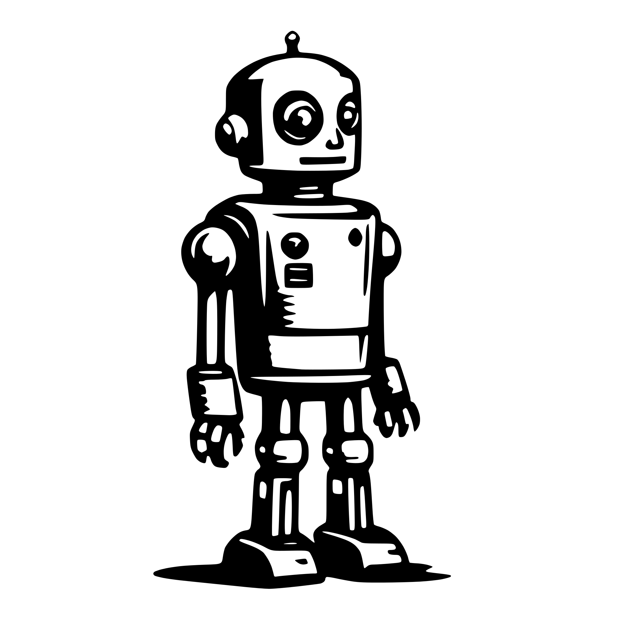 AI-generated SVG of 'robot'