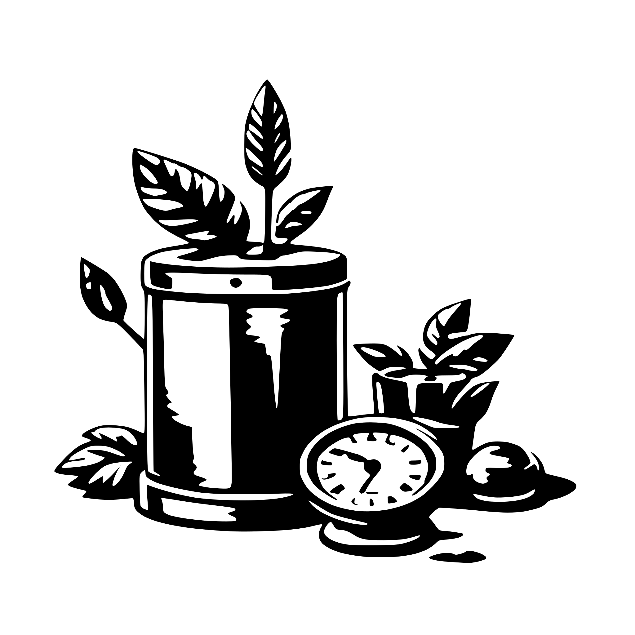 AI-generated SVG of 'vintage items'