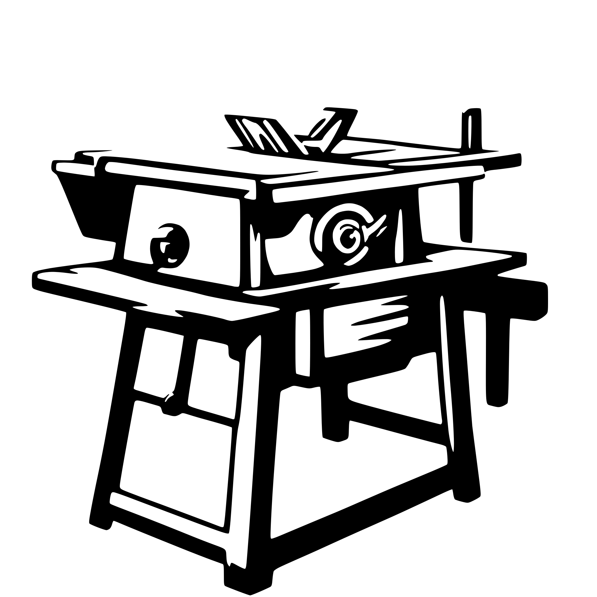 AI-generated SVG of a table saw