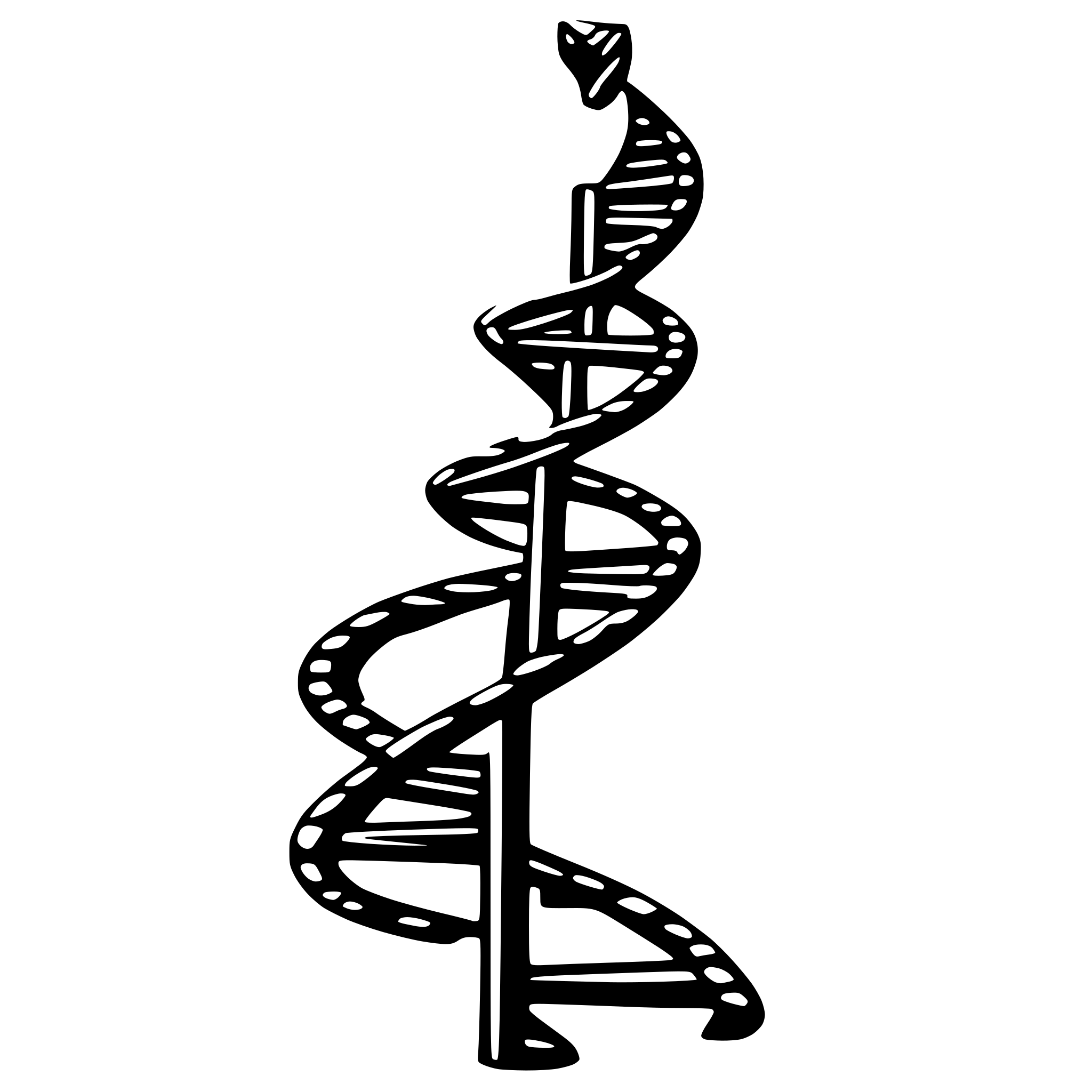 AI-generated SVG of 'dna helix'
