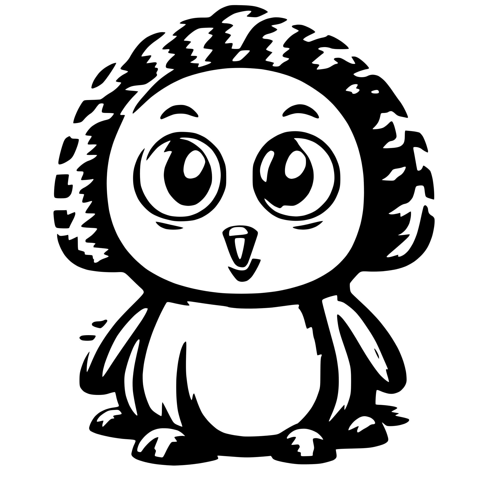 AI-generated SVG of 'meep meep'