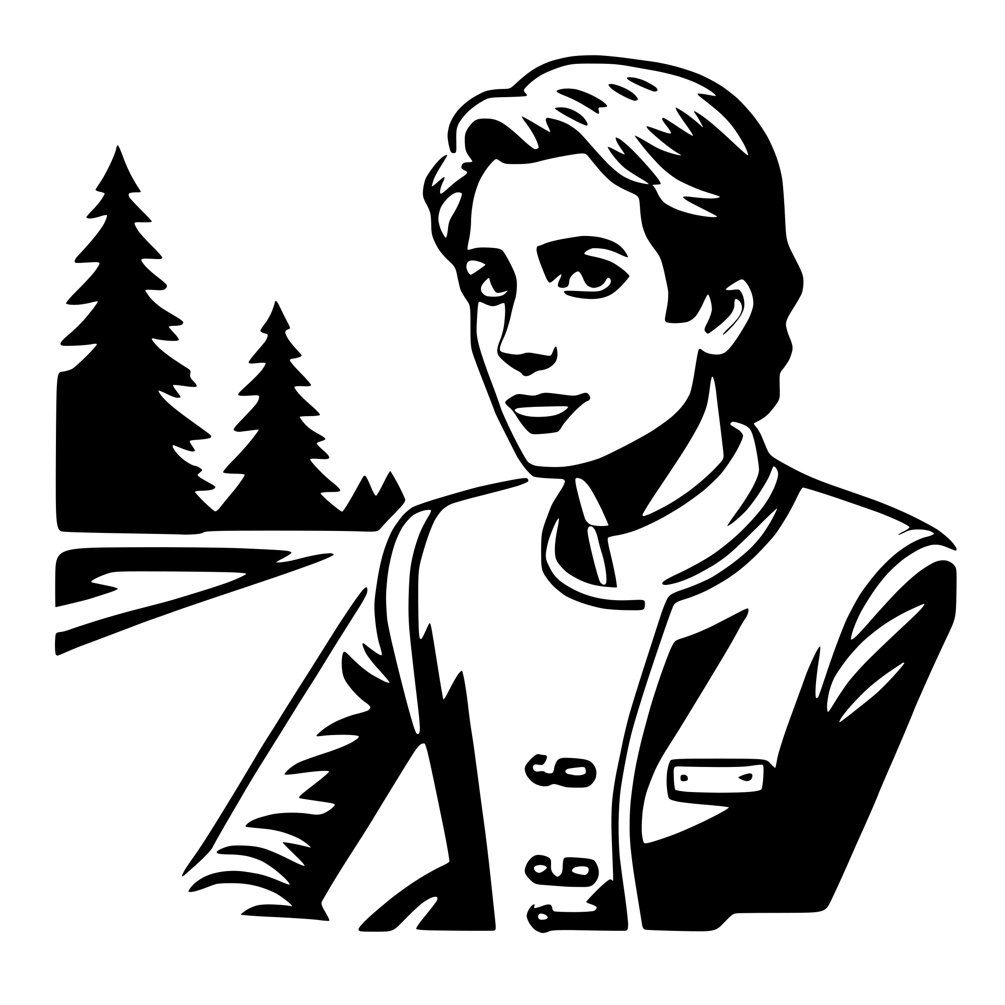 AI-generated SVG of a adult