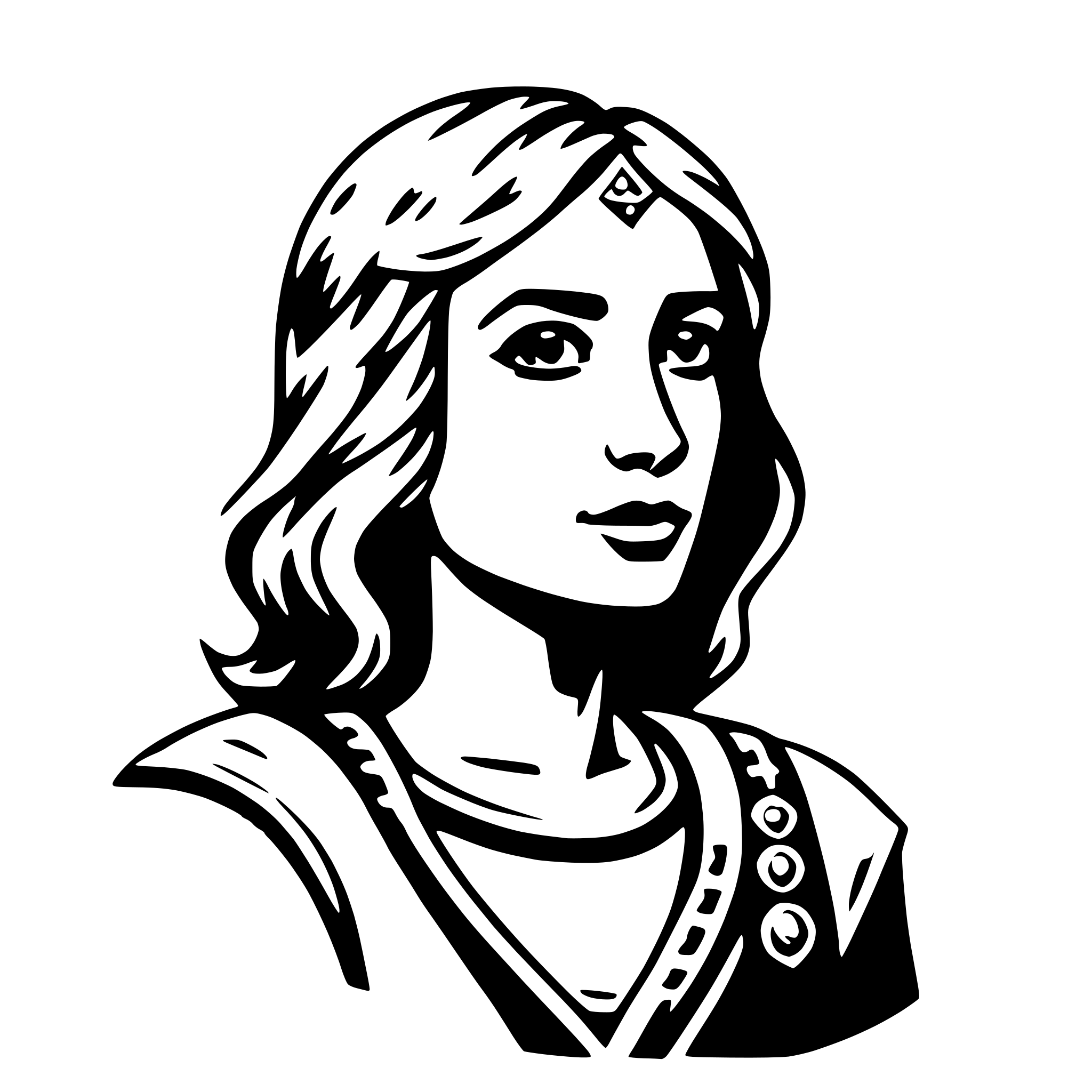 AI-generated SVG of 'frigg'