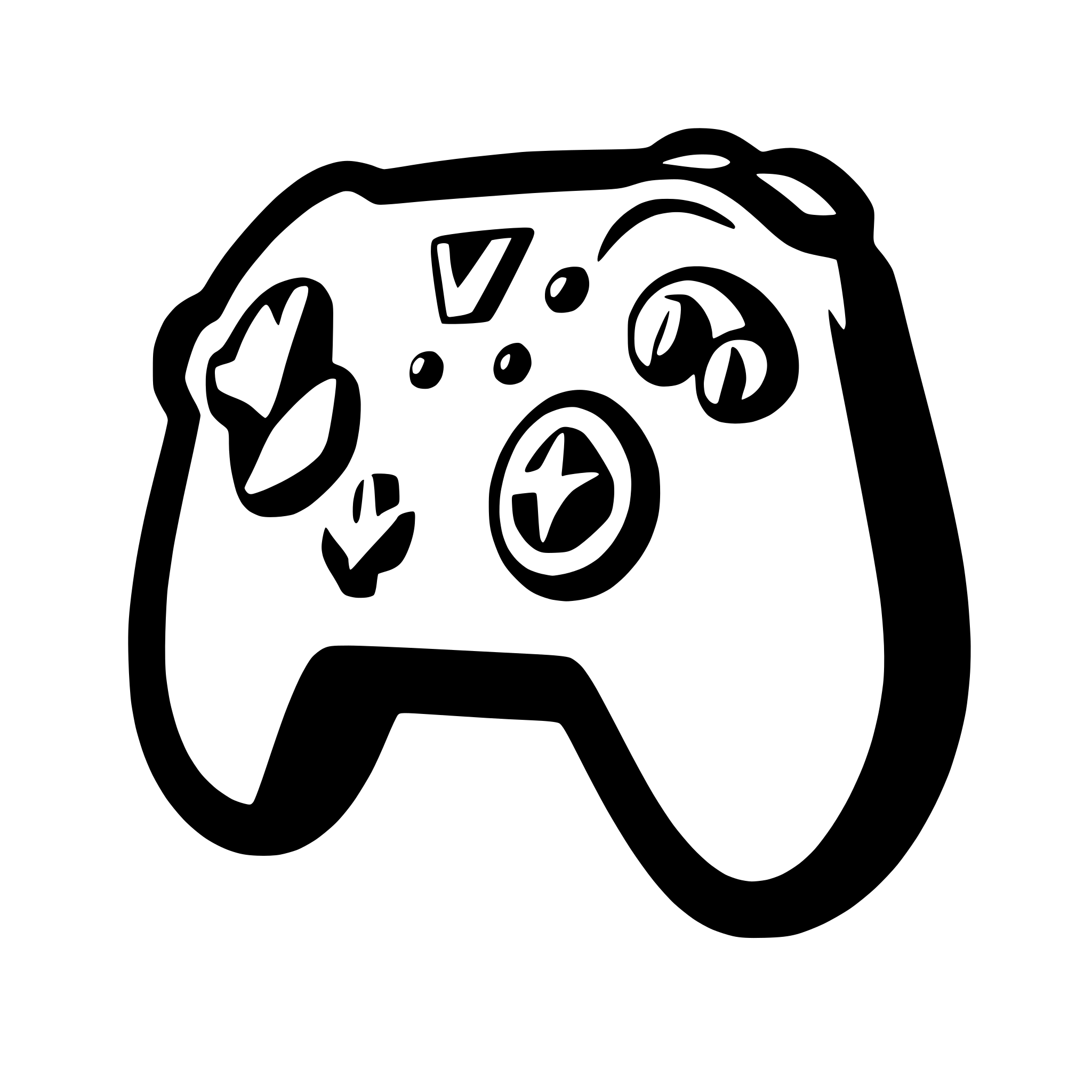 AI-generated SVG of a Xbox Left Trigger Icon