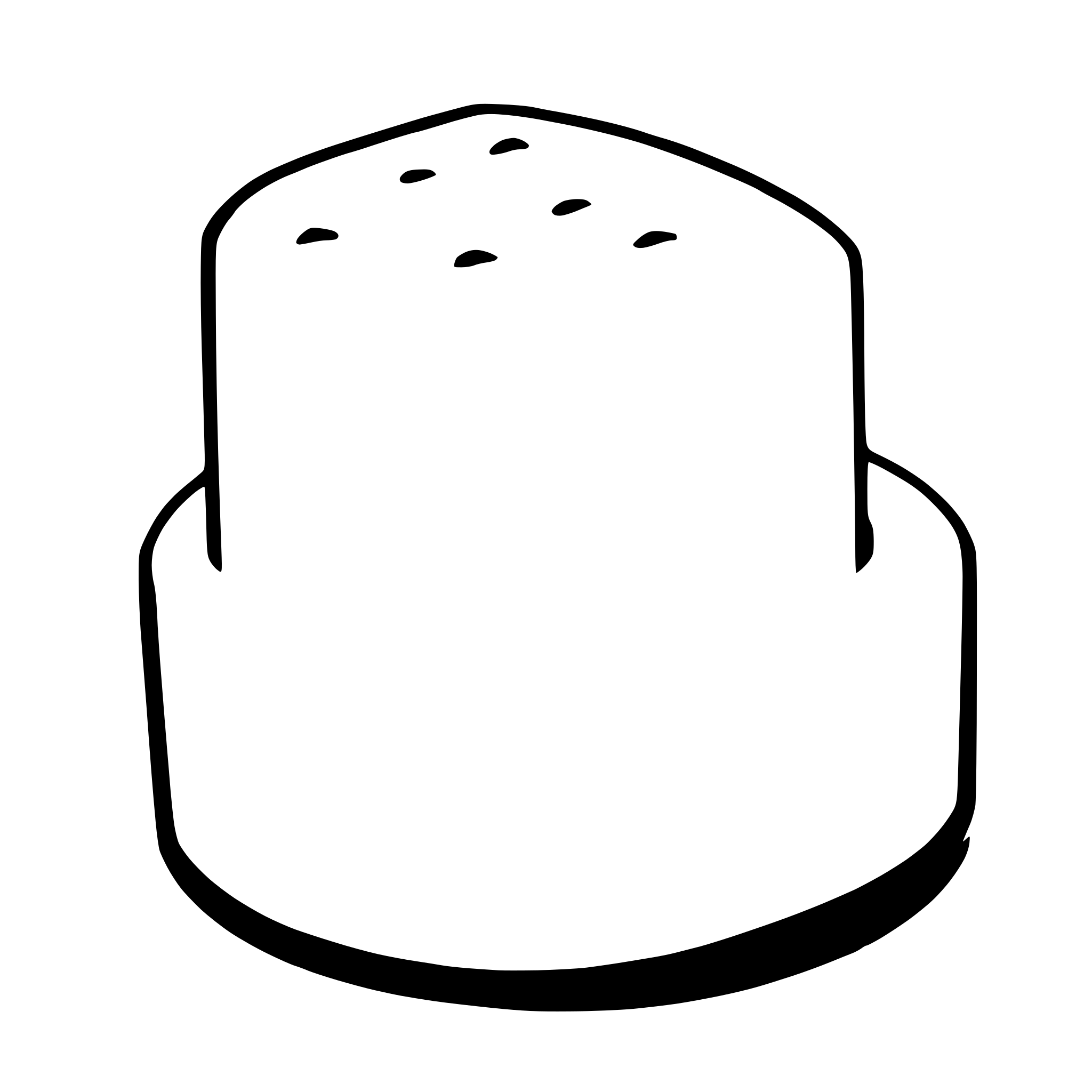 AI-generated SVG of a marshmallow