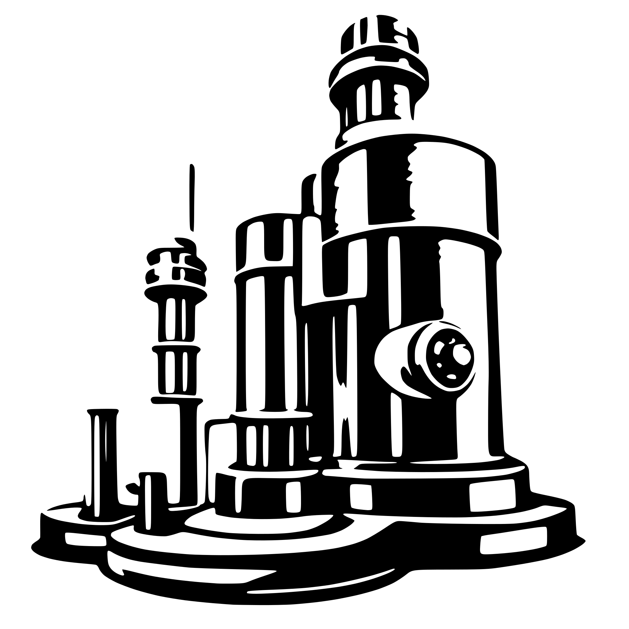 AI-generated SVG of 'erstelle einen gezeichneten Industrieroboter'