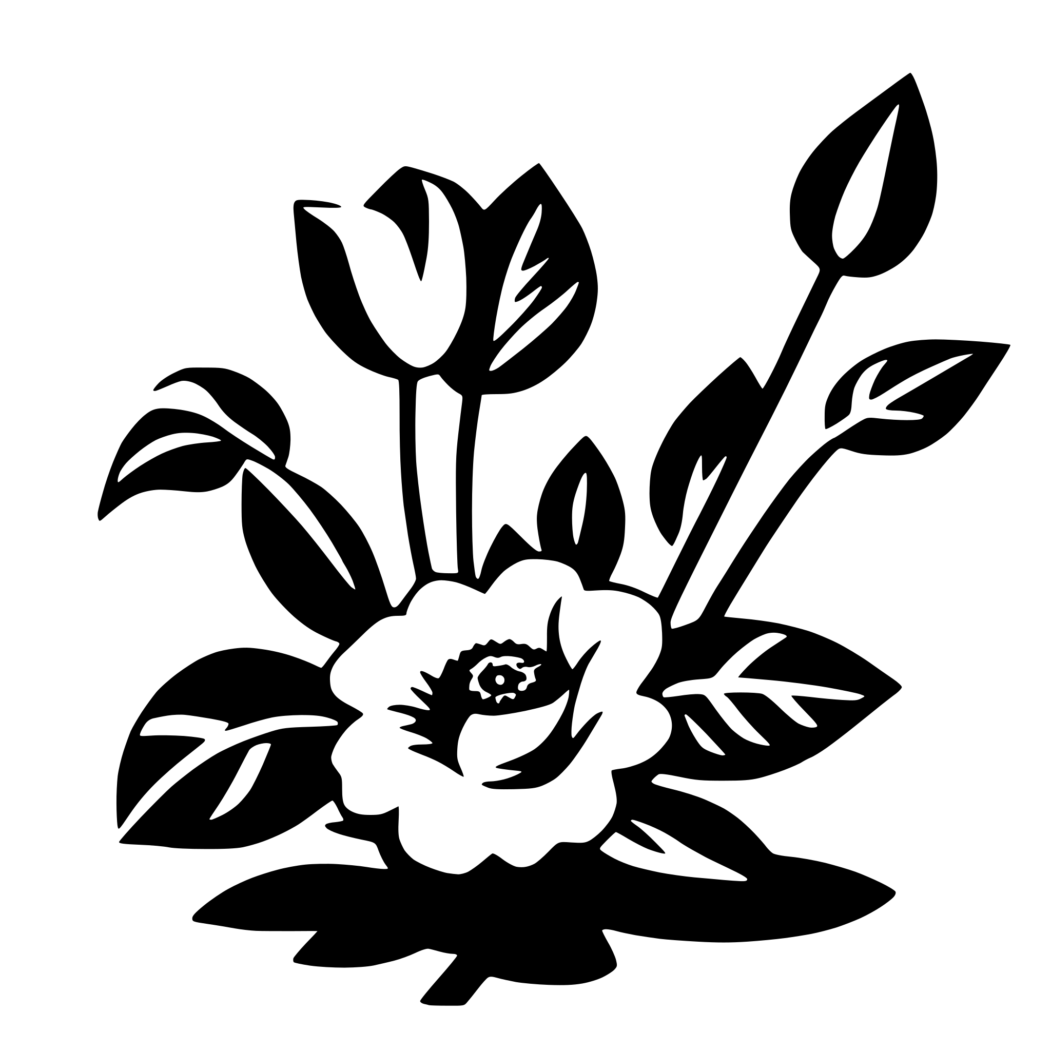 AI-generated SVG of a georgia o'keeffe