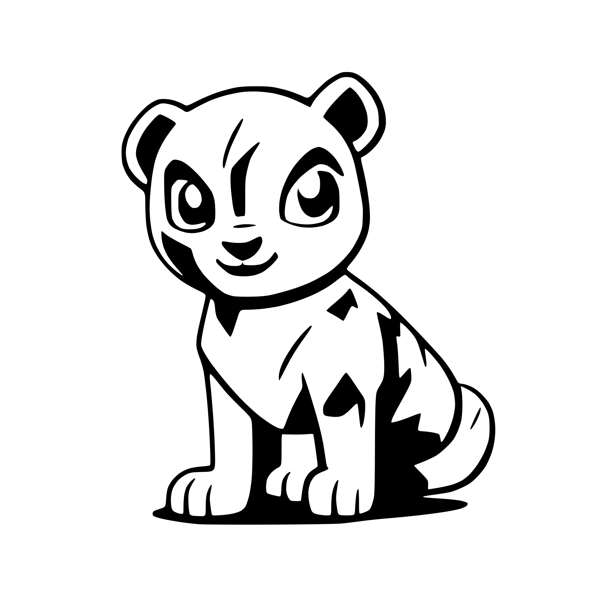 AI-generated SVG of 'krypto'