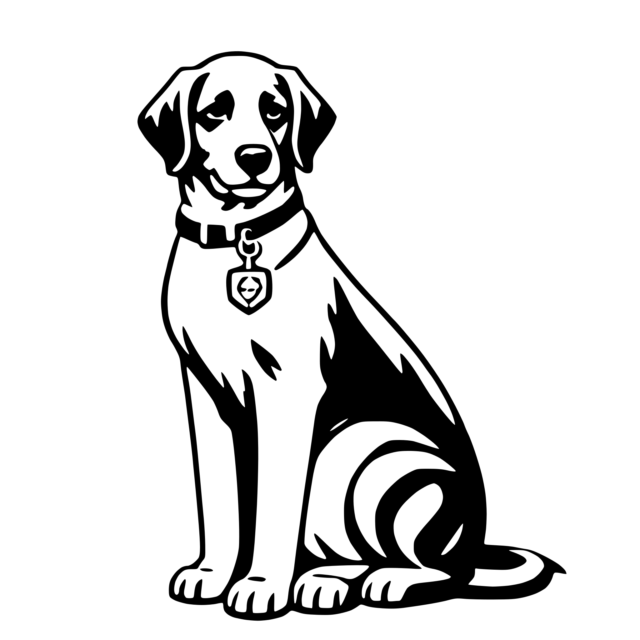 AI-generated SVG of a veterinarian