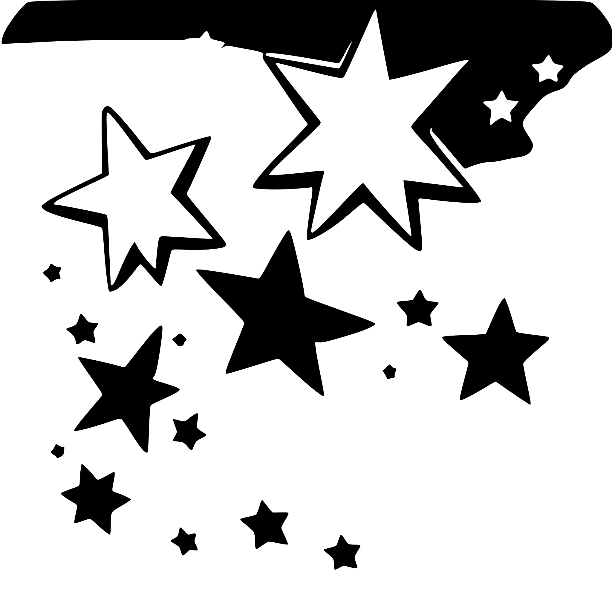 AI-generated SVG of a stars background