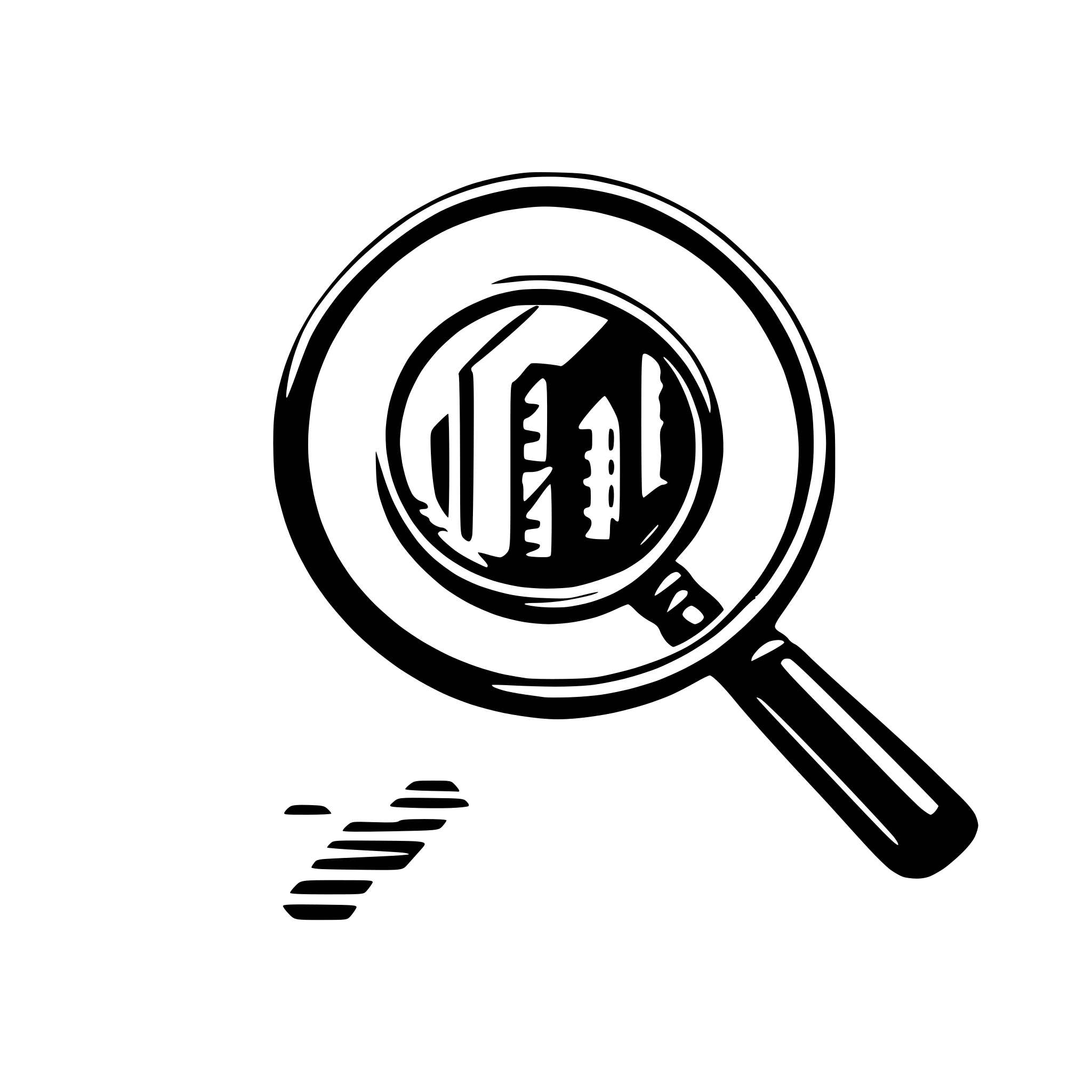 AI-generated SVG of a magnifying glass over a graph