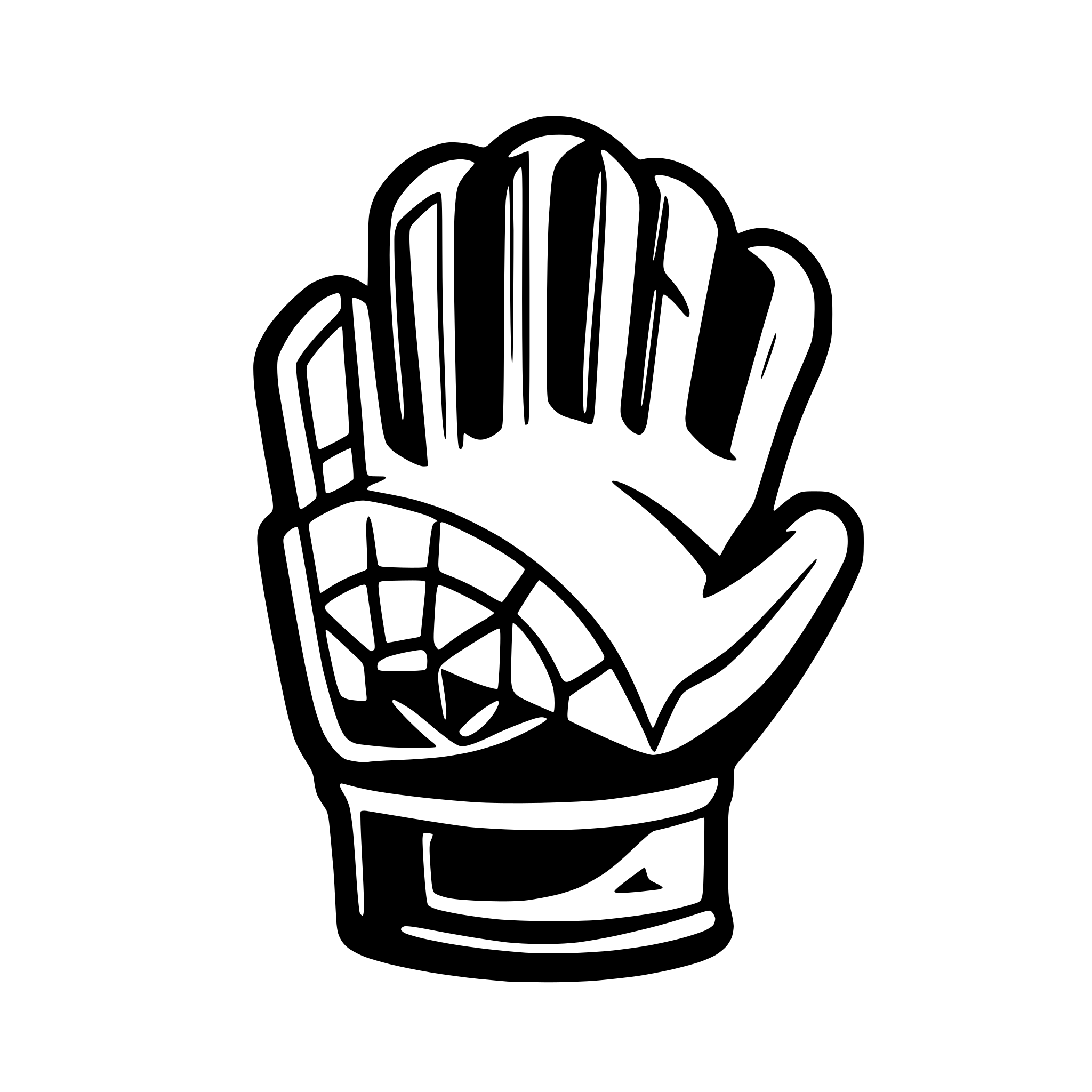 AI-generated SVG of a Flat vector of goalkeeper gloves catching a ball in neobrutalist style modern clean high contrast icon perfect for a mobile app