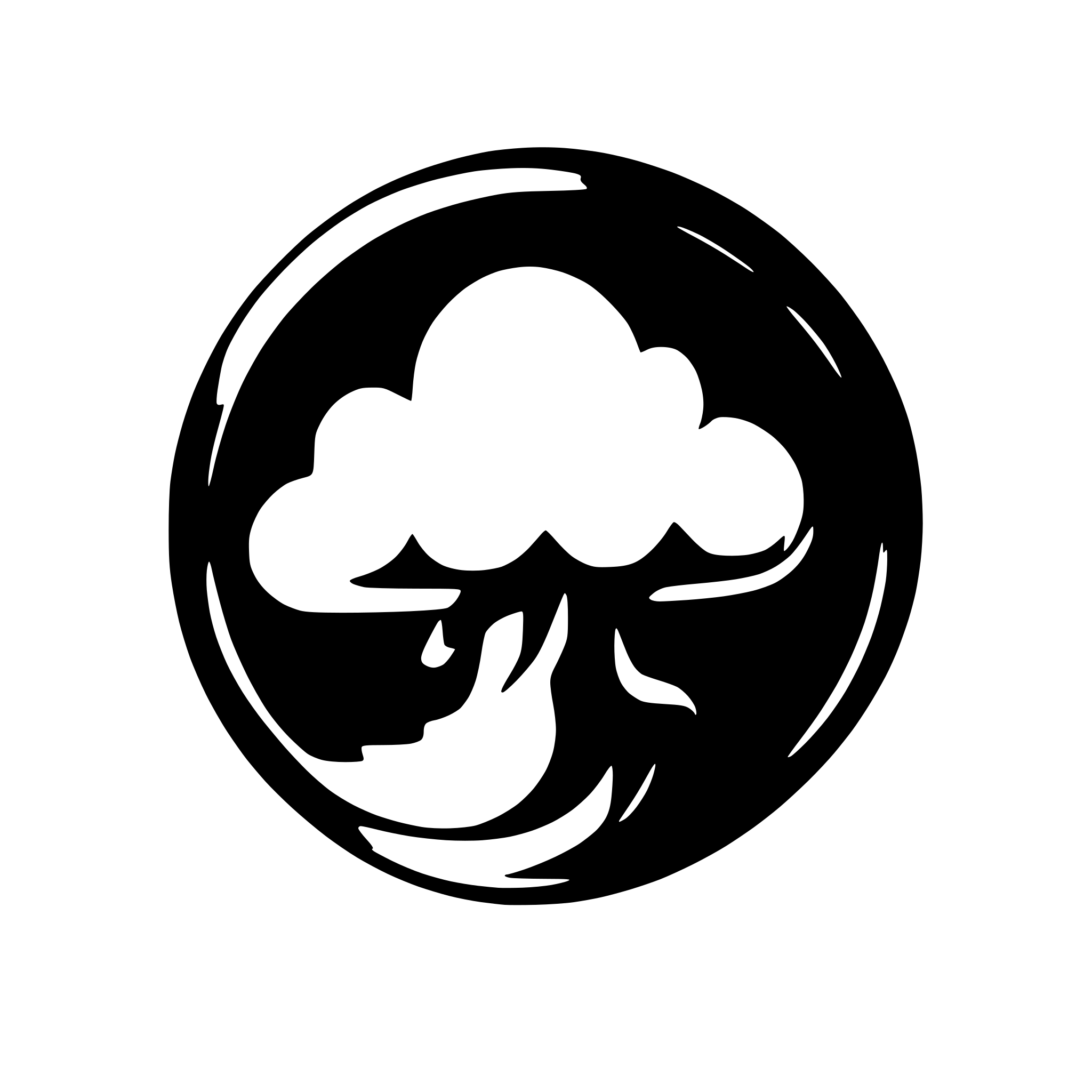 AI-generated SVG of a silhouette of cloud