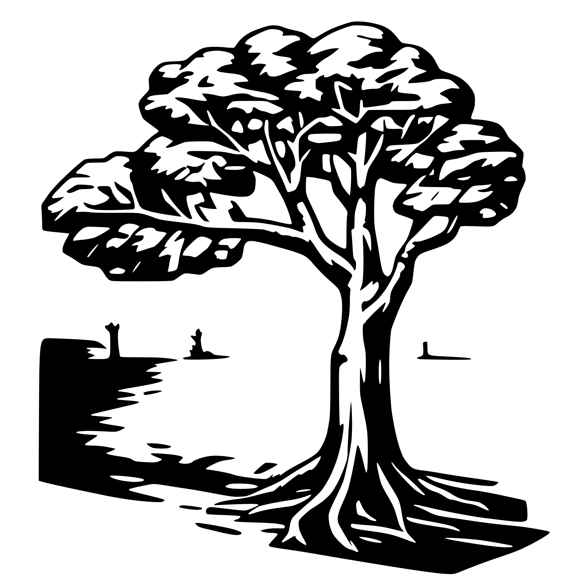 AI-generated SVG of 'make a tree limb'