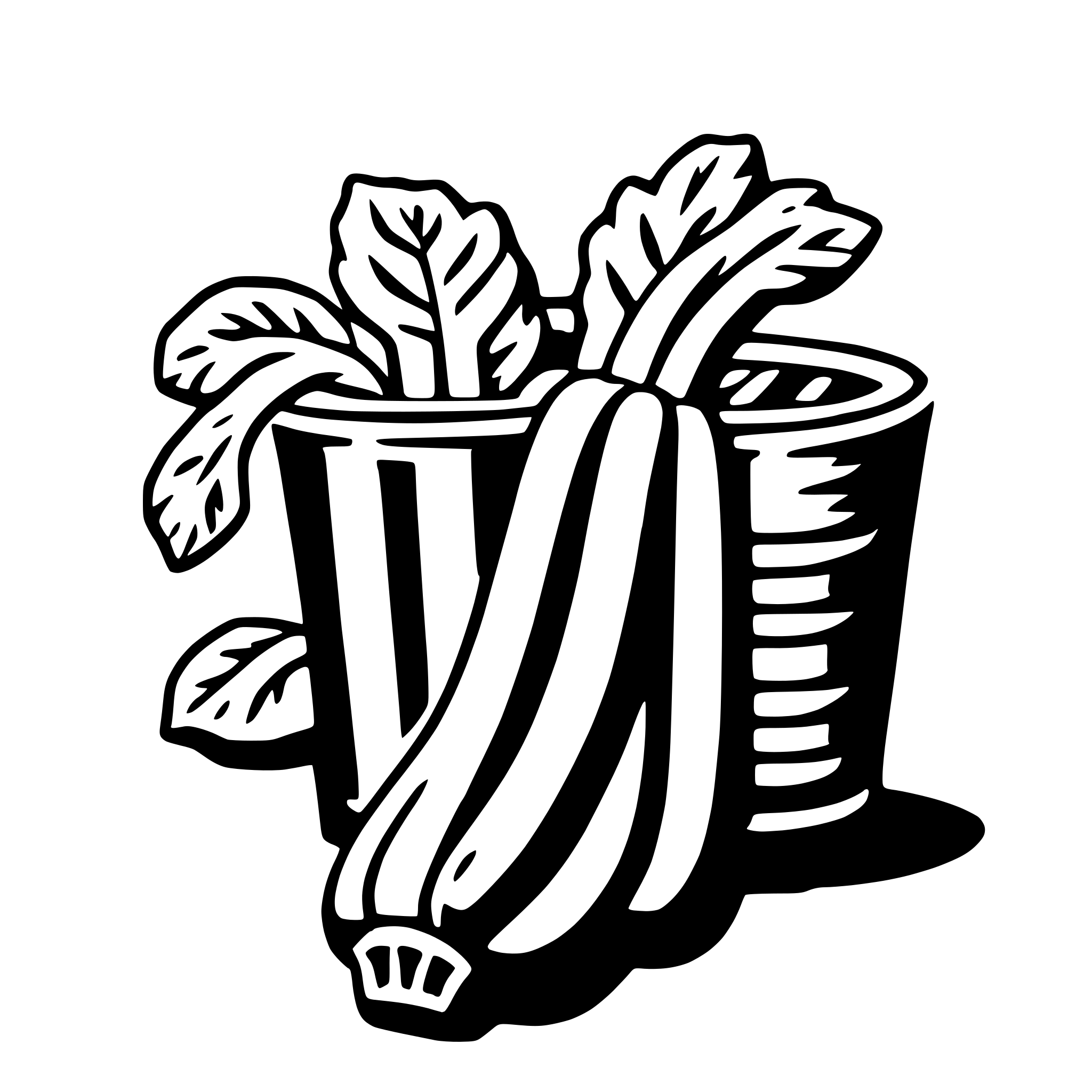 AI-generated SVG of a celery