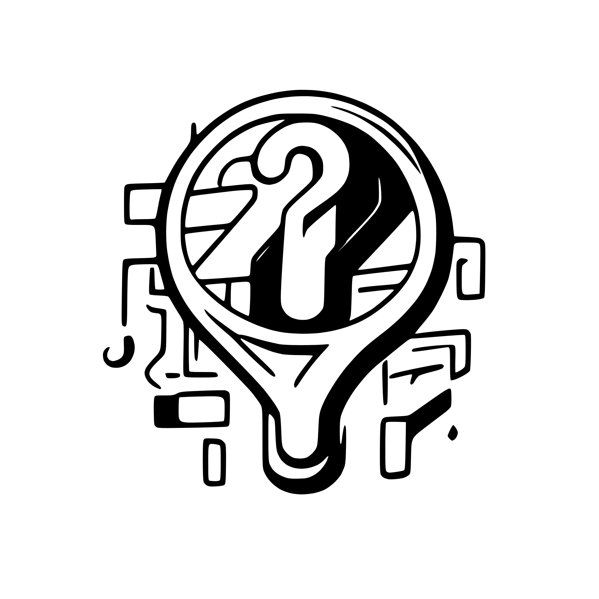 AI-generated SVG of a maps with a question mark like google maps colored