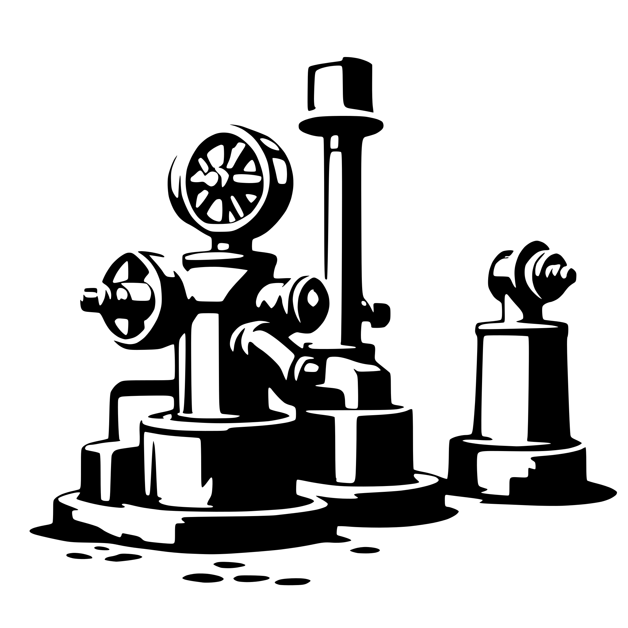 AI-generated SVG of 'water pumps'