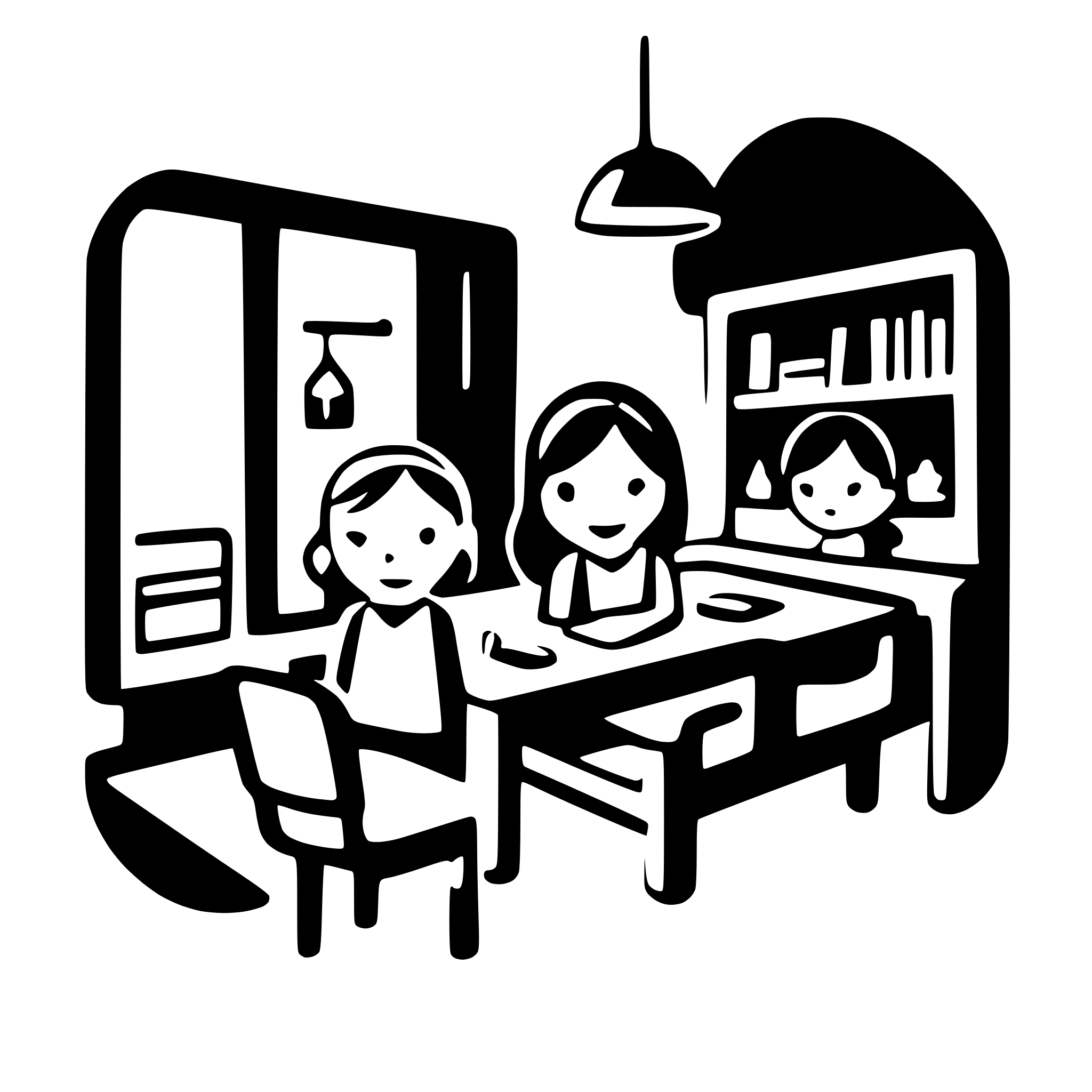 AI-generated SVG of a design a image which represent as icon showing boys and girls rooms are separate in school