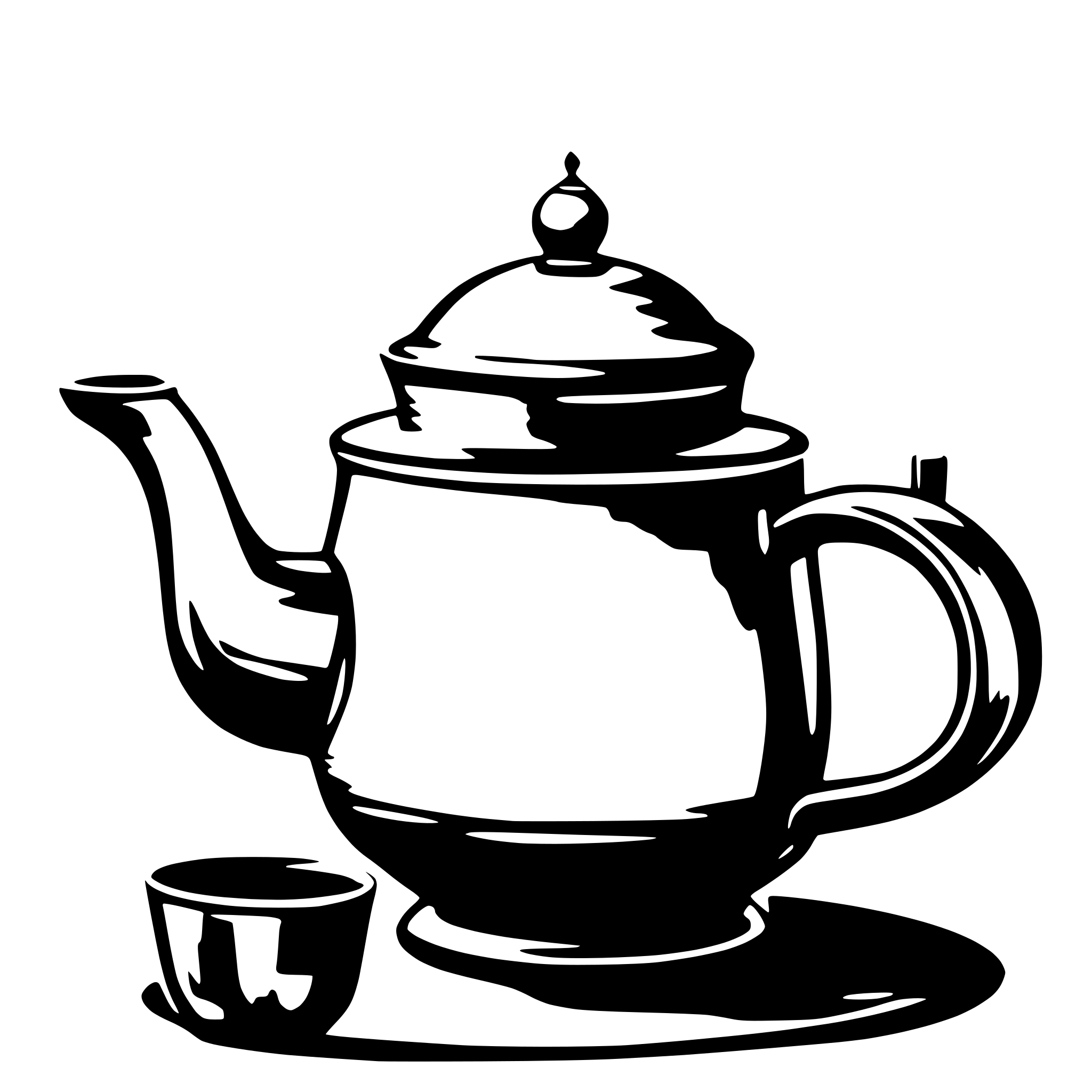 AI-generated SVG of 'tea pot'