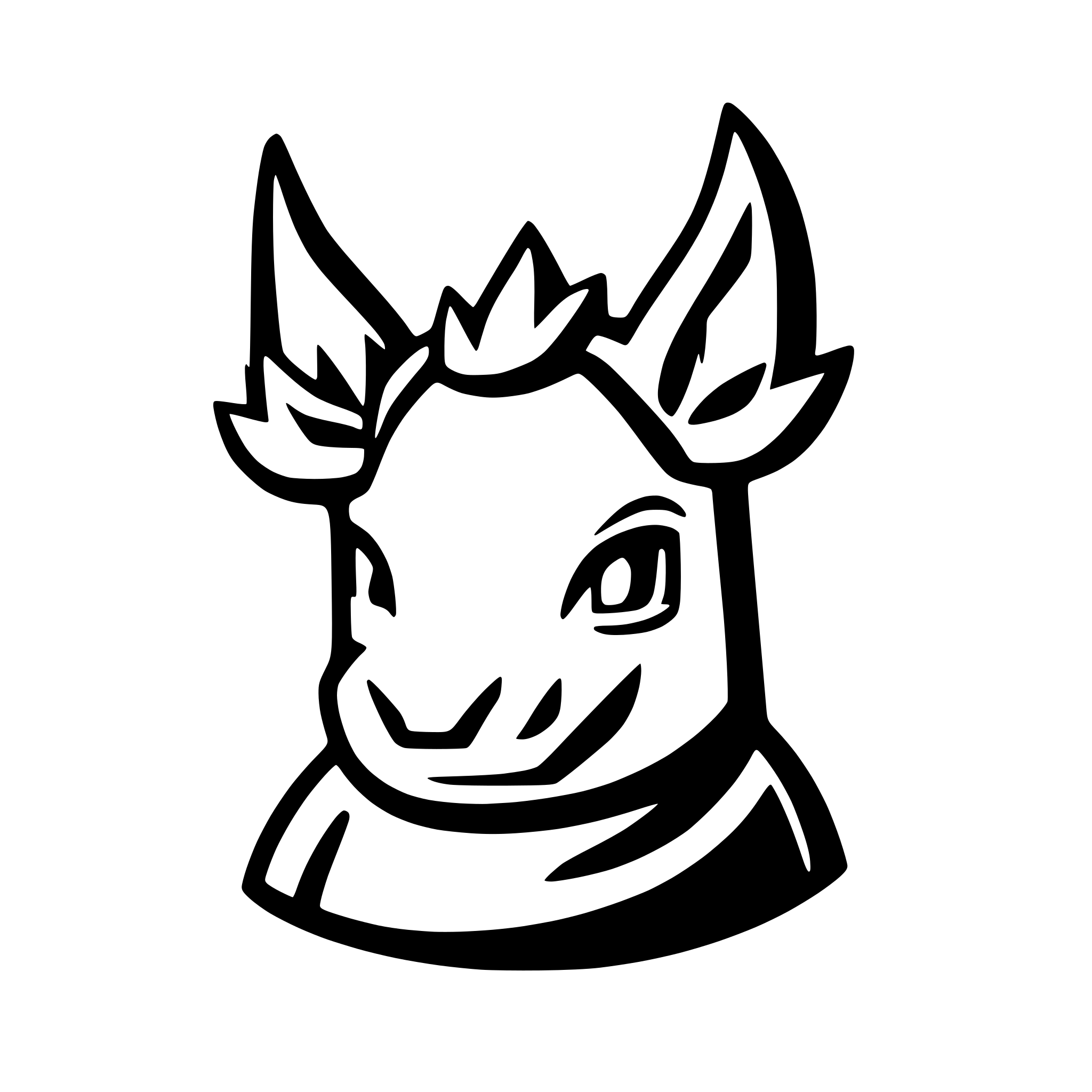 AI-generated SVG of 'software developer rhino'