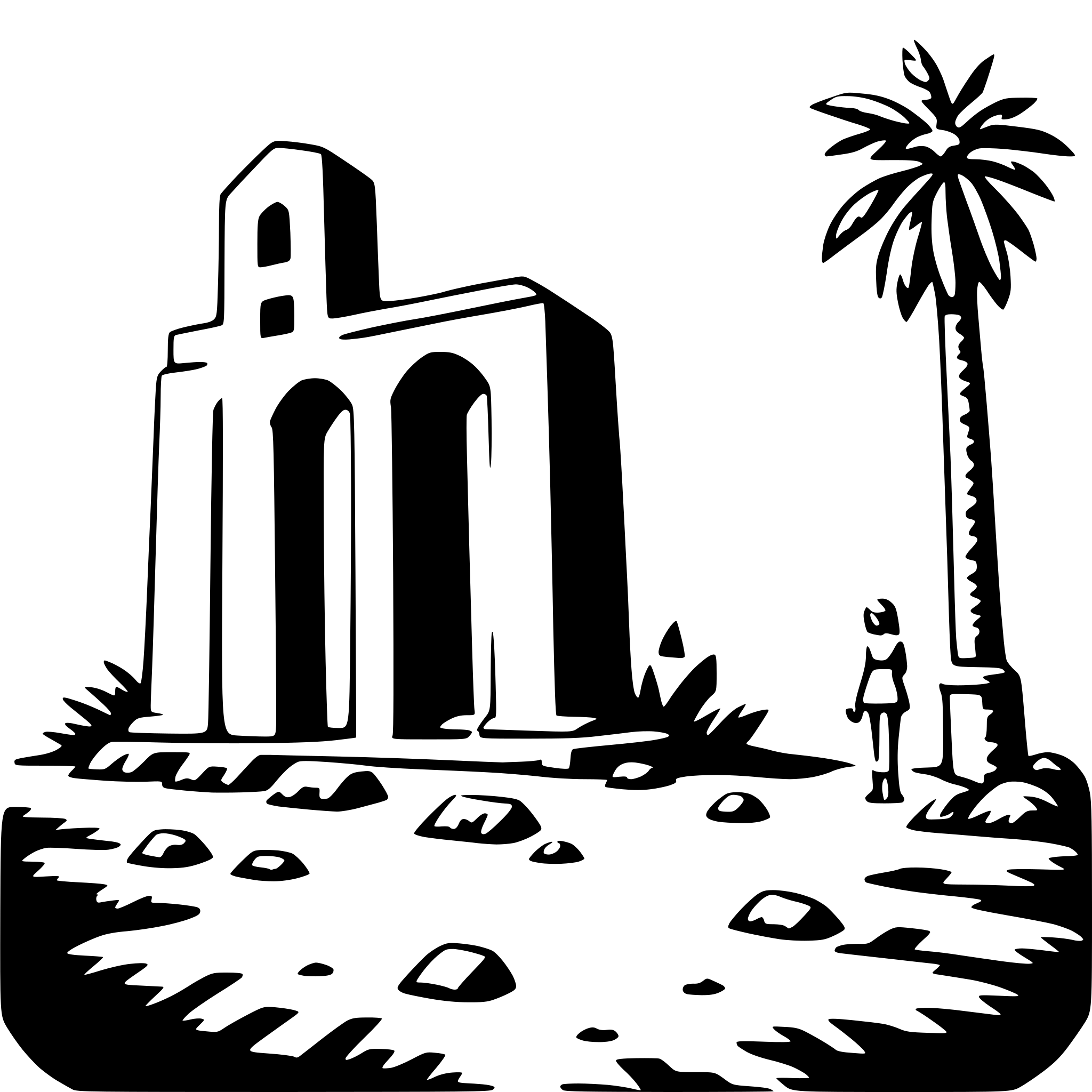 AI-generated SVG of a exploring ancient ruins