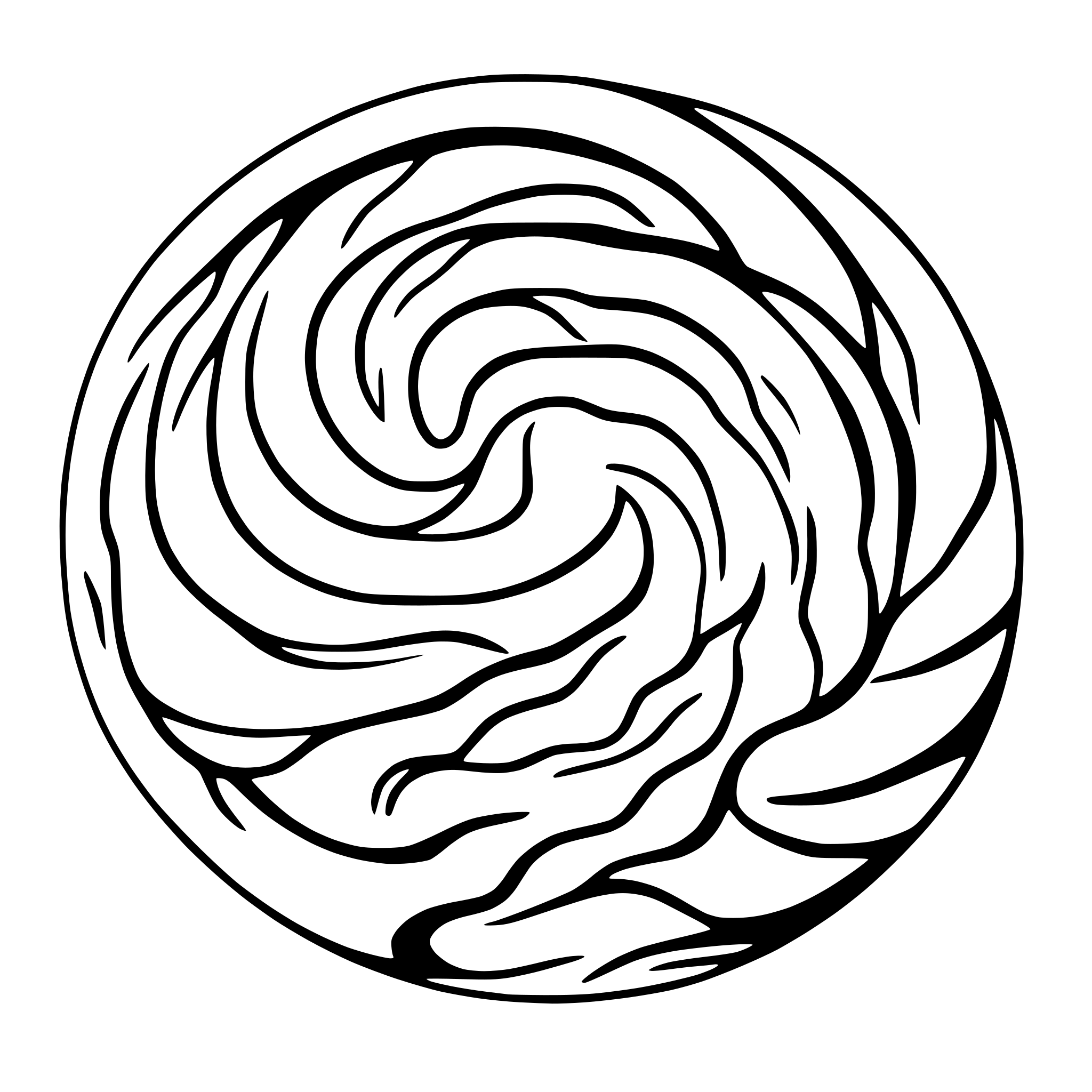AI-generated SVG of a AVOX is Vortex Operating Knowledge and eXpert. Create Tornado!!