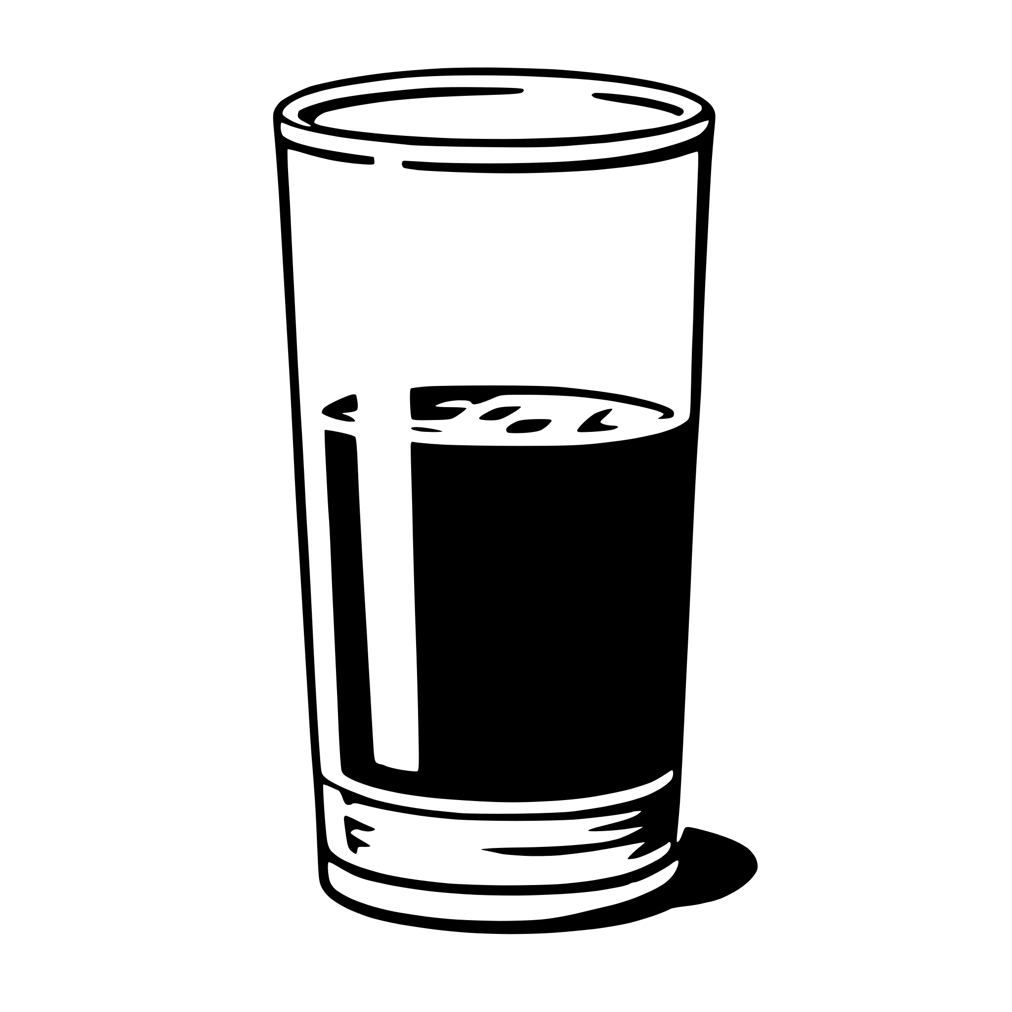 AI-generated SVG of a tumbler