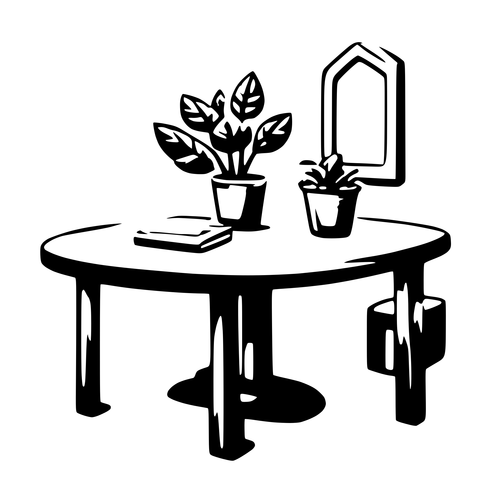 AI-generated SVG of 'table search'