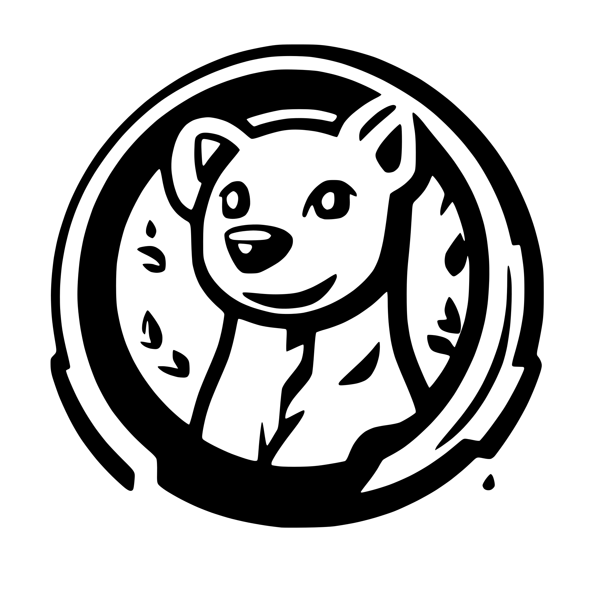 AI-generated SVG of a Icon for a dog boarding and training business