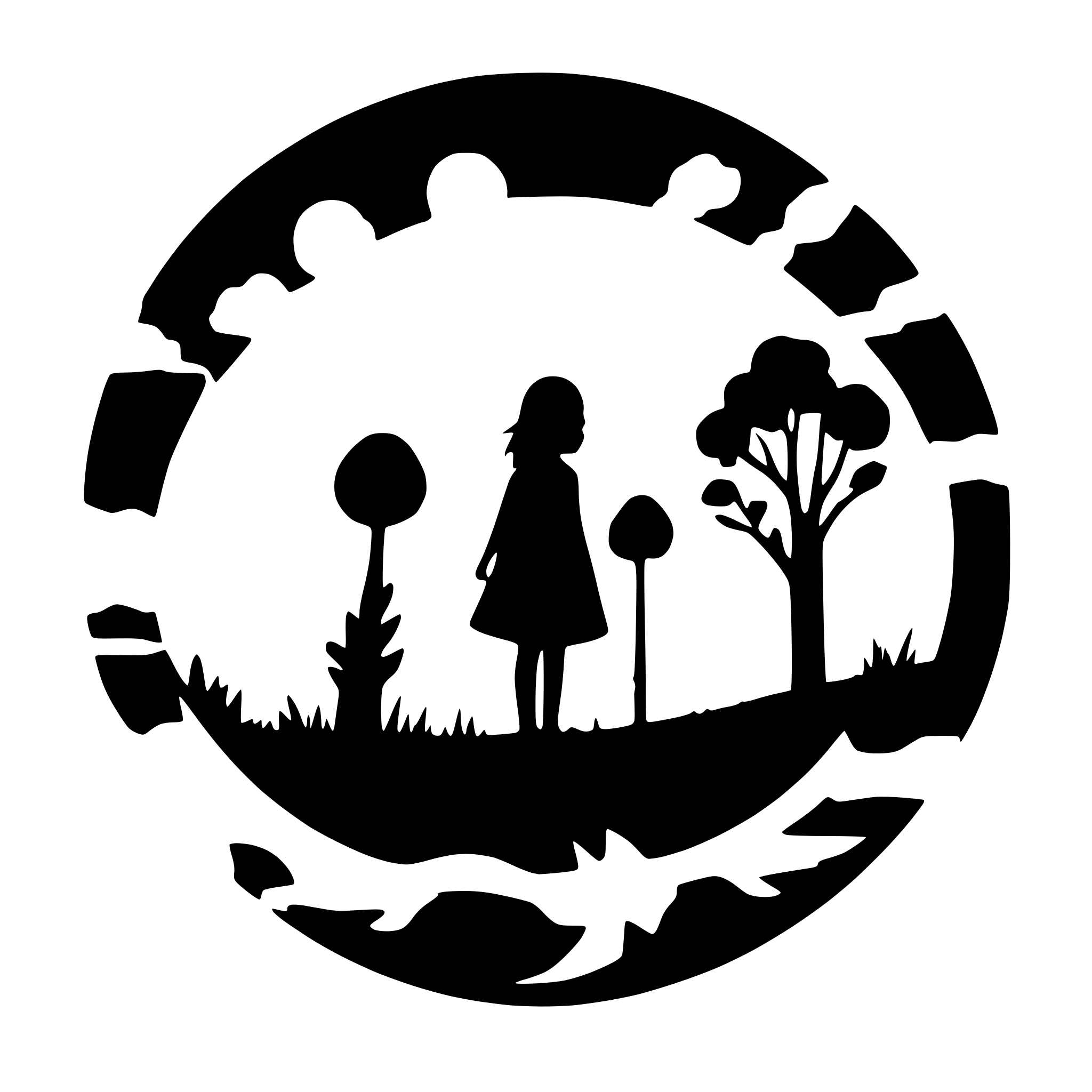 AI-generated SVG of a clouds round image