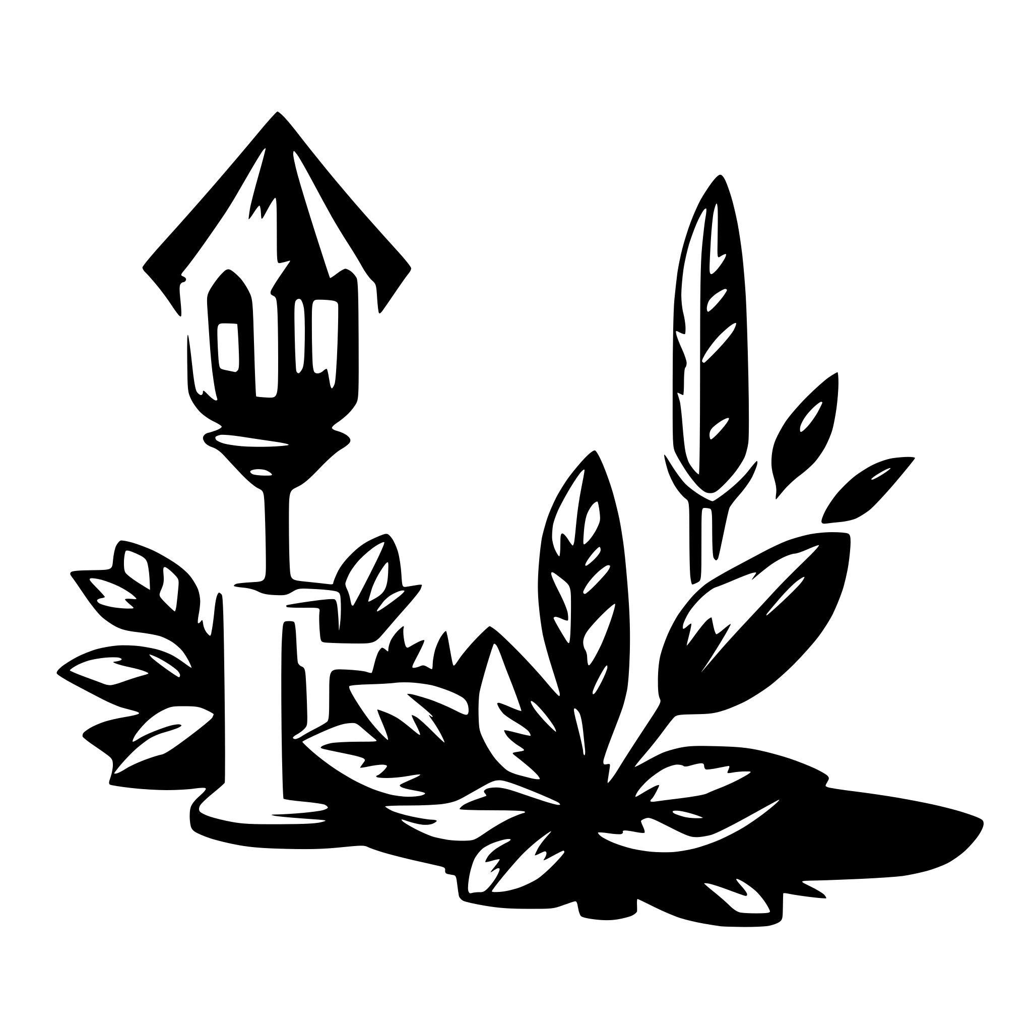 AI-generated SVG of 'TUS'