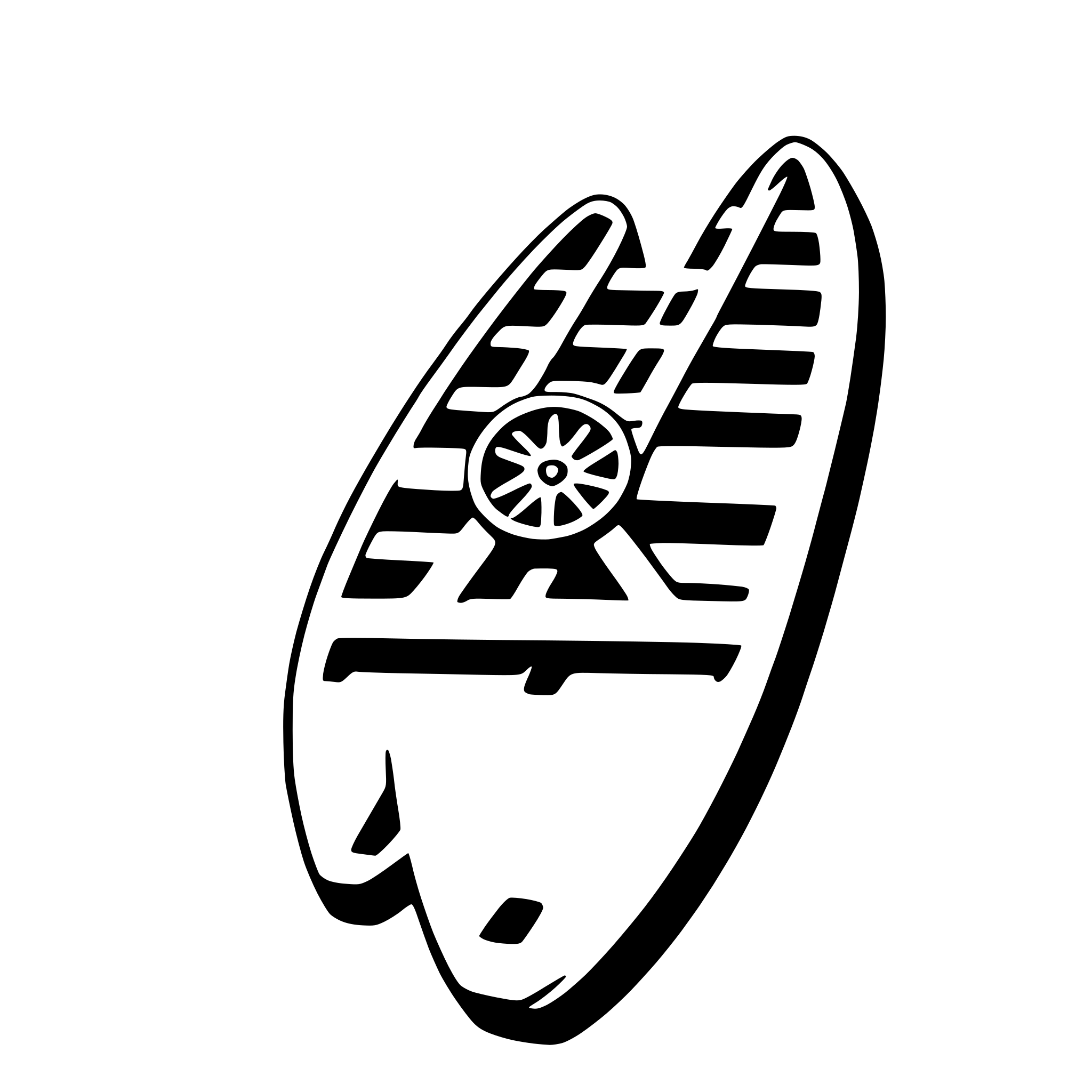 AI-generated SVG of a snowshoes