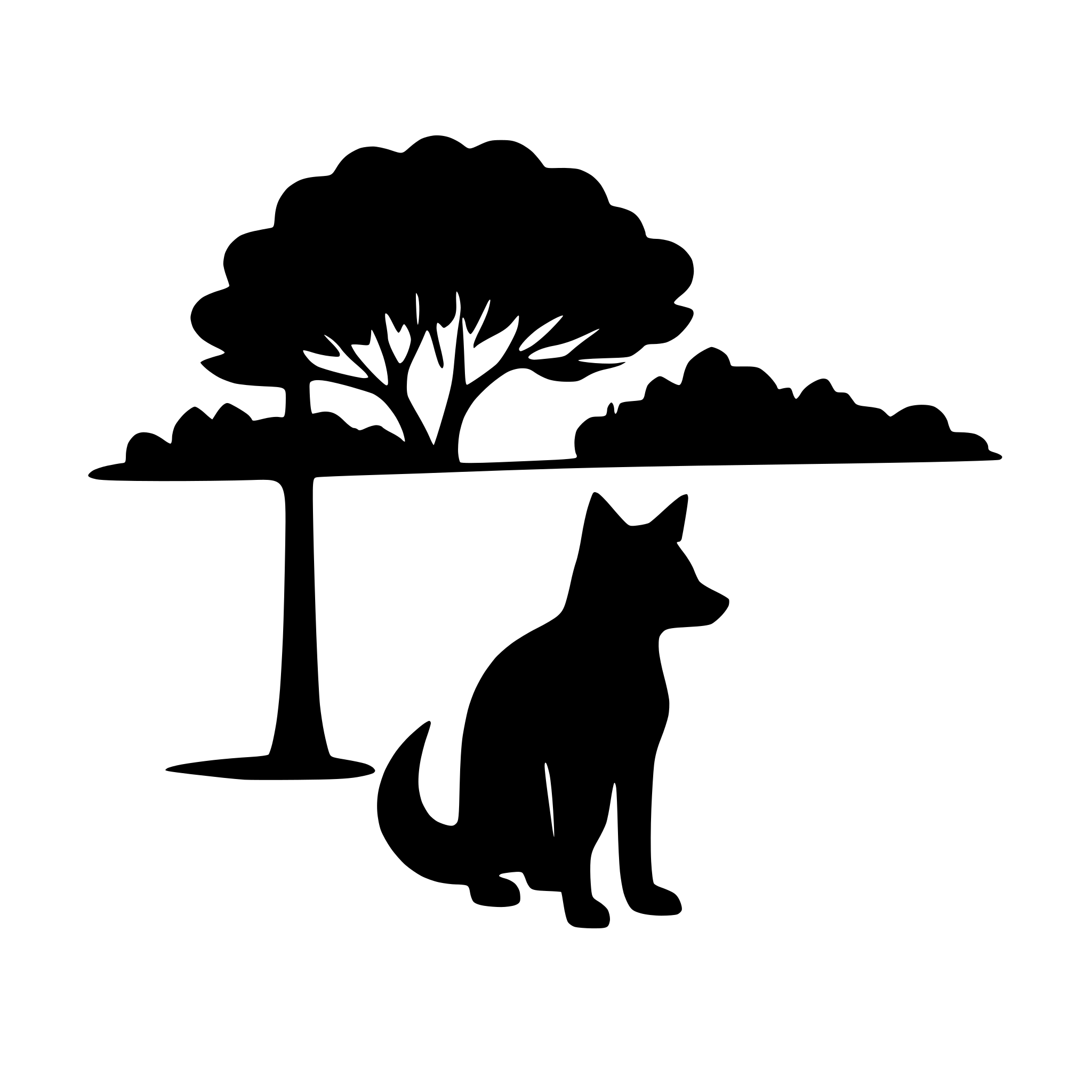 AI-generated SVG of a fox