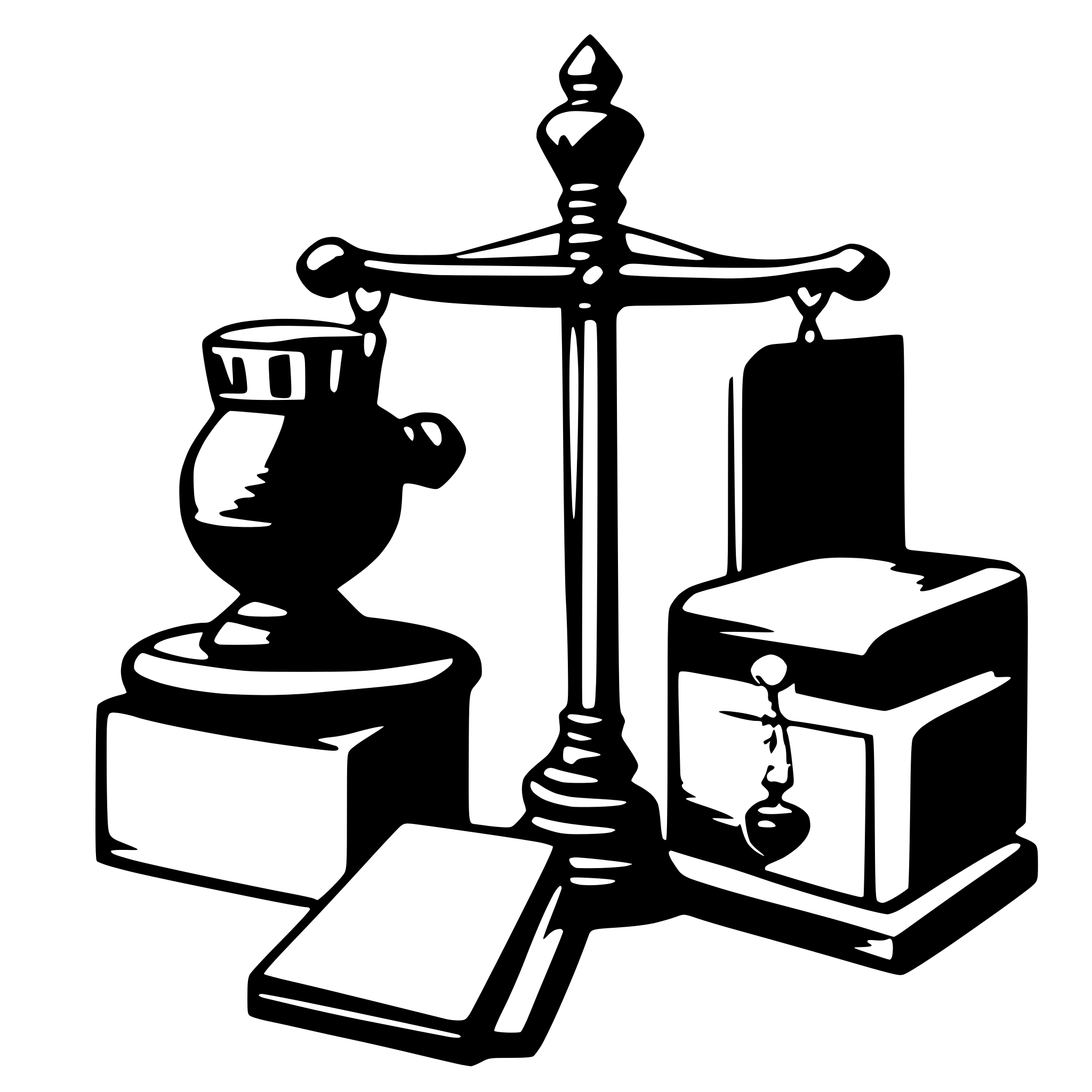 AI-generated SVG of a law
