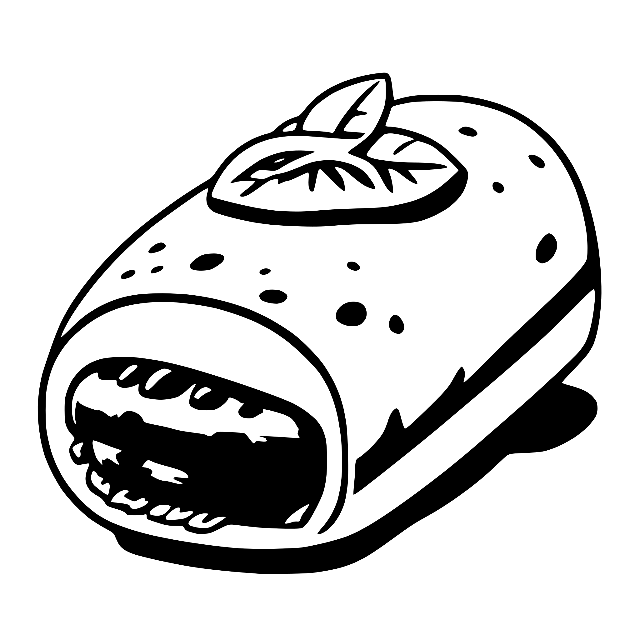 AI-generated SVG of 'burrito'