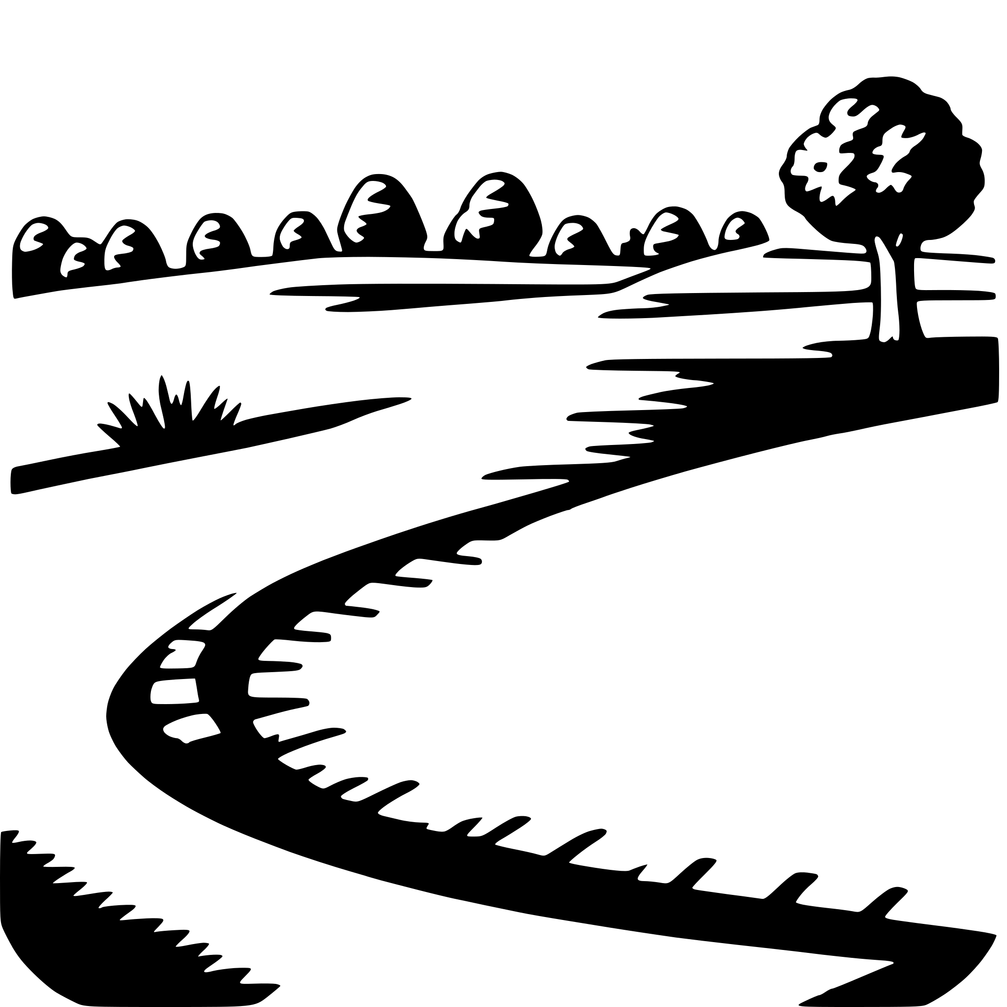AI-generated SVG of 'cahokia mounds'