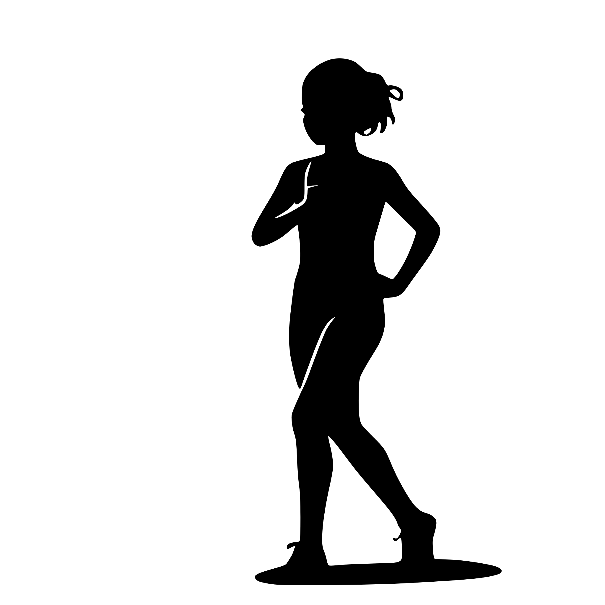 AI-generated SVG of 'black woman aerobic exercise'