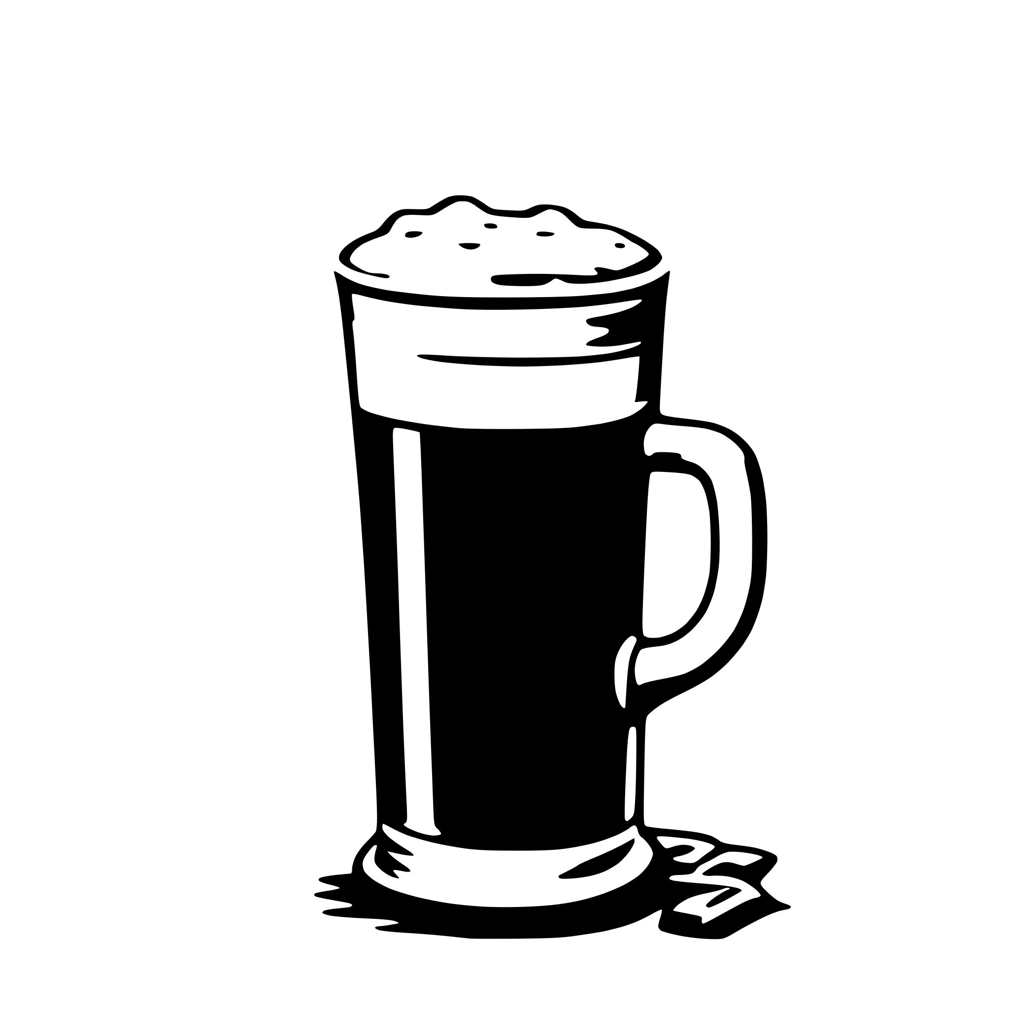 AI-generated SVG of a beer