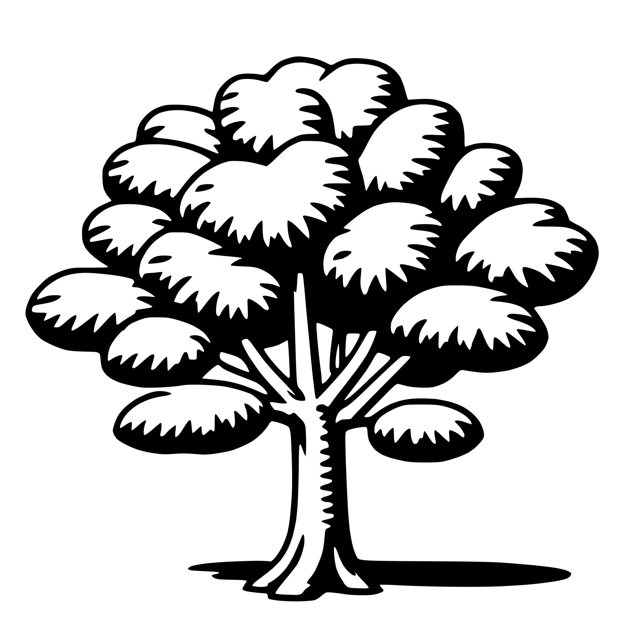 AI-generated SVG of 'tamarind tree'