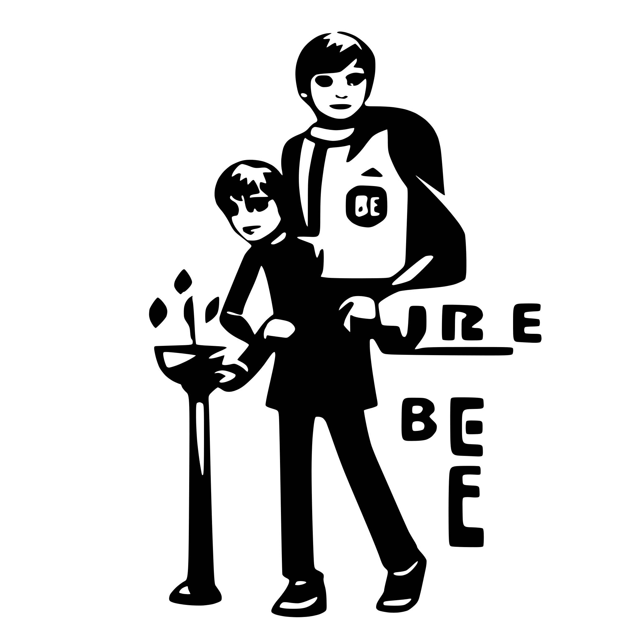 AI-generated SVG of a BE