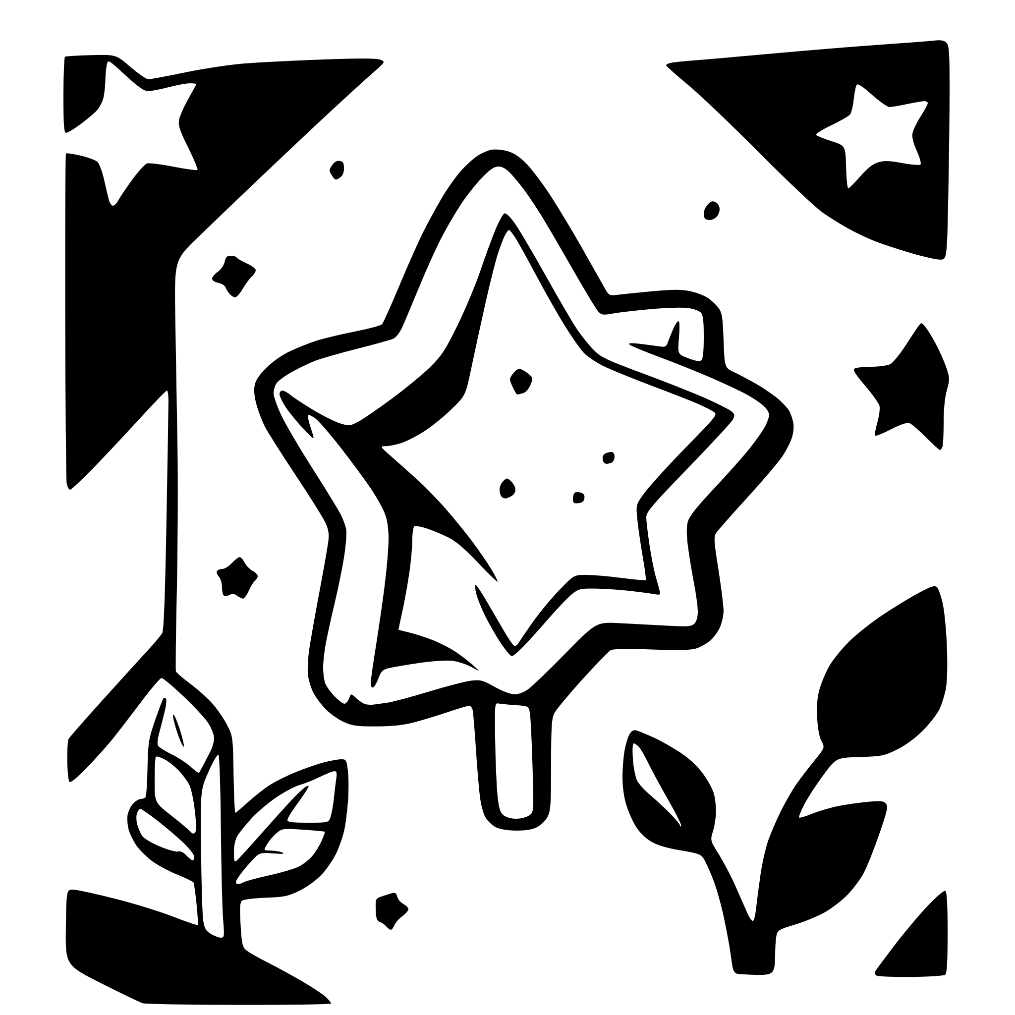 AI-generated SVG of a star